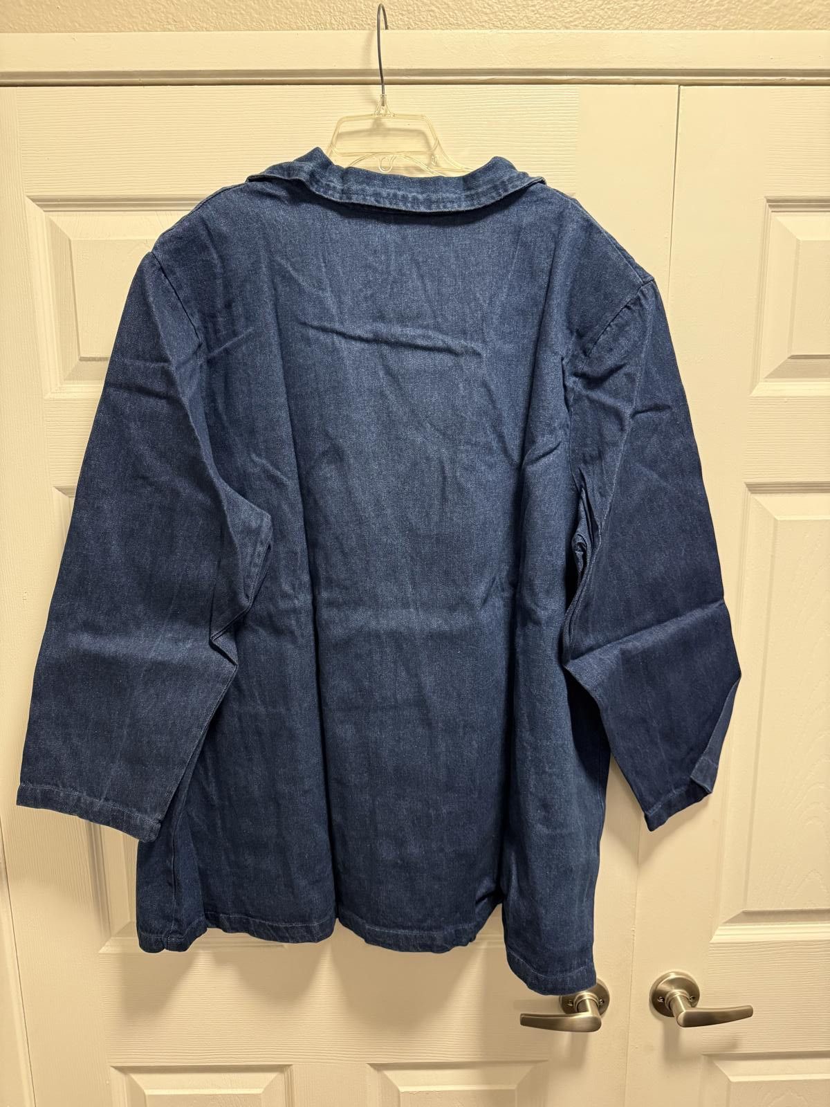 Designer Vintage 3X Hunter’s Run Denim Blazer Jacket Oversized Size ONE SIZE - 2 Thumbnail