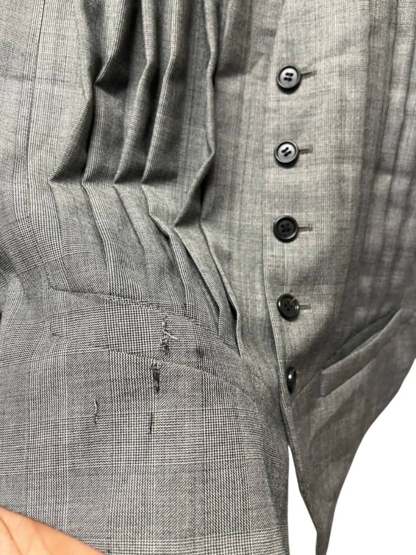 Dior Dior Homme x Hide Slimane Pleated Vest Size 46R - 5 Thumbnail