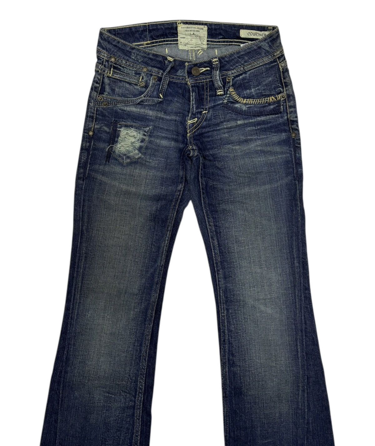 Ben Taverniti Unravel Project × Jimmy Taverniti × Taverniti Taverniti So Jeans Flared Jeans Bootcut Denim Jeans Size 27" / US 4 / IT 40 - 5 Thumbnail