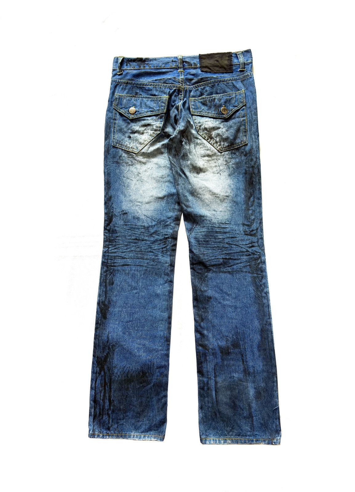 LOWBOX Lowbox Distressed Bleach Jeans Size US 30 / EU 46 - 2 Thumbnail
