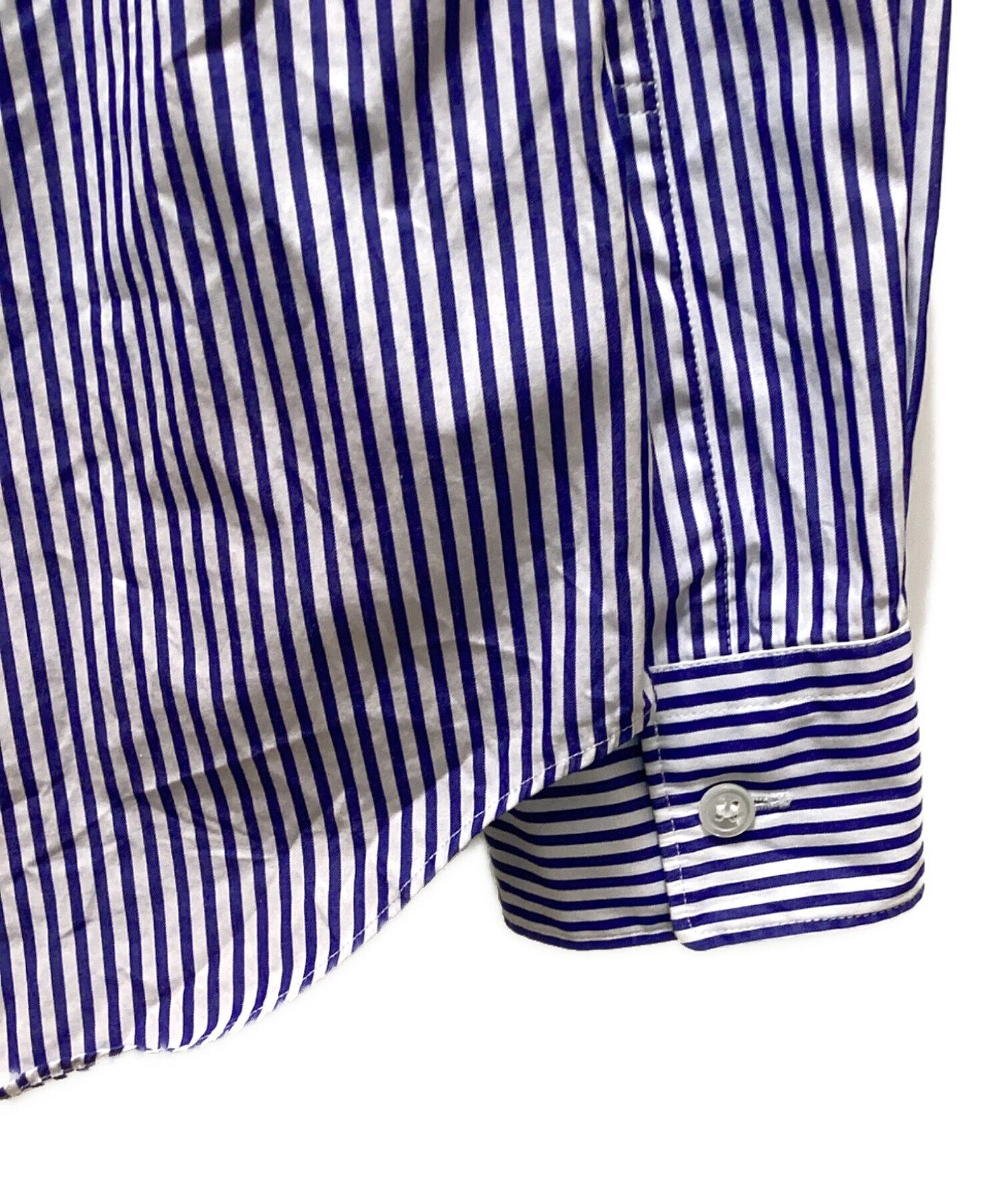 Comme des Garcons PLAY PLAY COMME des GARÇONS × CDG Heart Patch Striped Shirt L Size US L / EU 52-54 / 3 - 9 Thumbnail