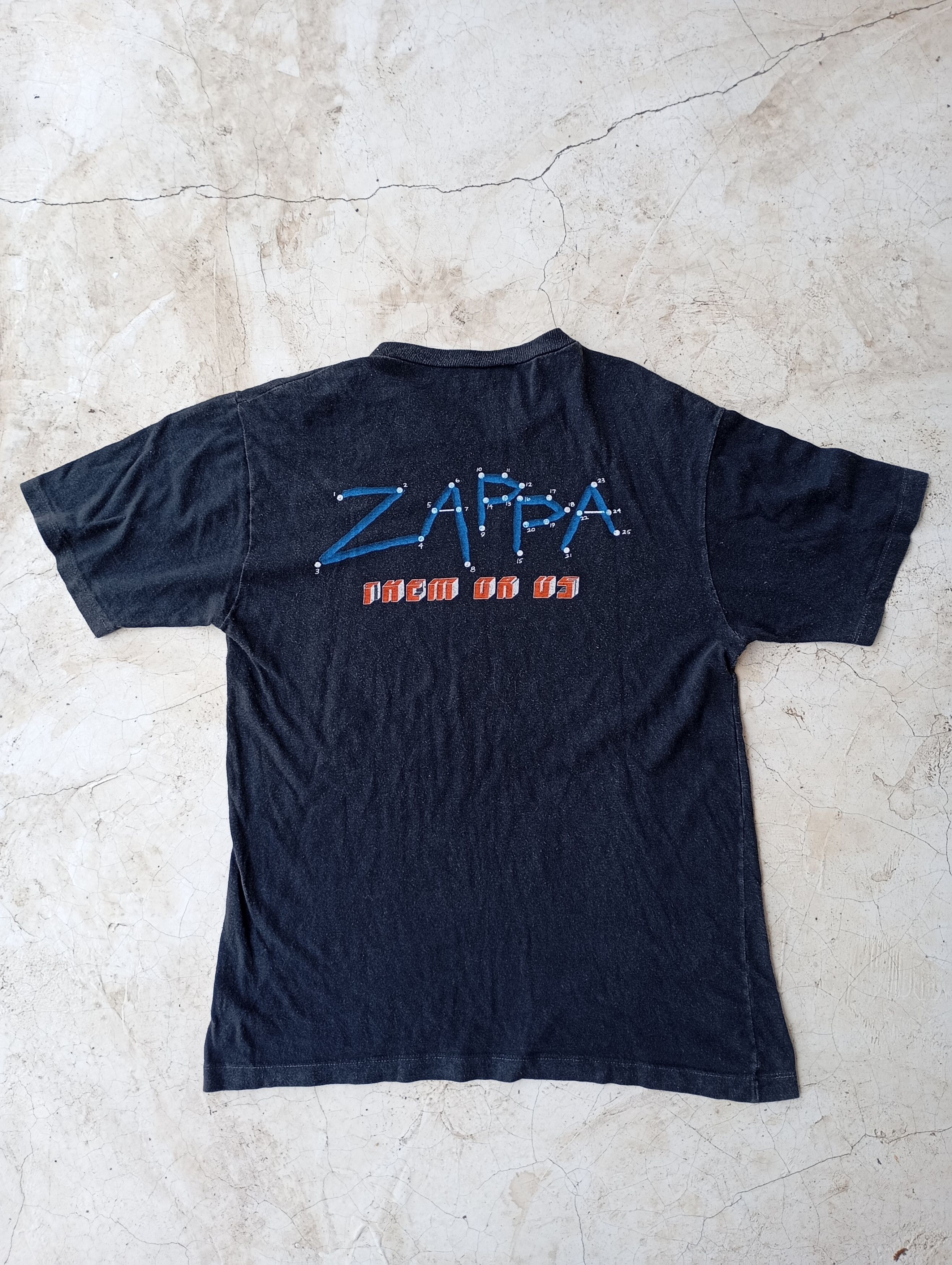 Vintage Vintage 1980s Frank Zappa T shirts Size US L / EU 52-54 / 3 - 4 Thumbnail