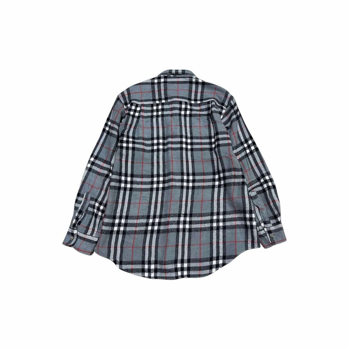 Japanese Brand 🔥Vintage Japanese Nova Check Wool Shirt Ls Size US XL / EU 56 / 4 - 9 Thumbnail