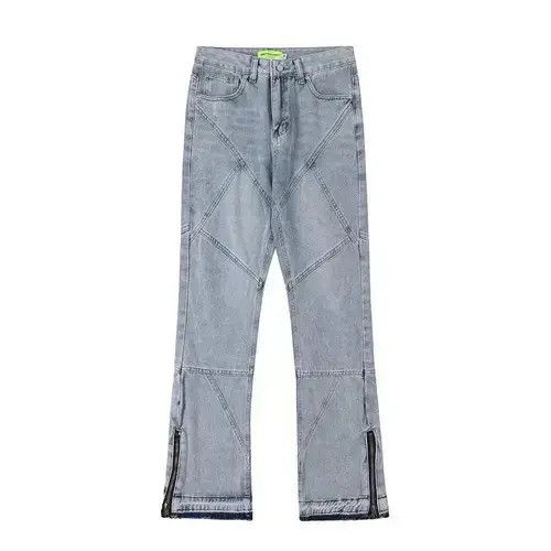 Japanese Brand × Jean Embroidered Stack Blue JEans Size US 30 / EU 46 - 4 Thumbnail