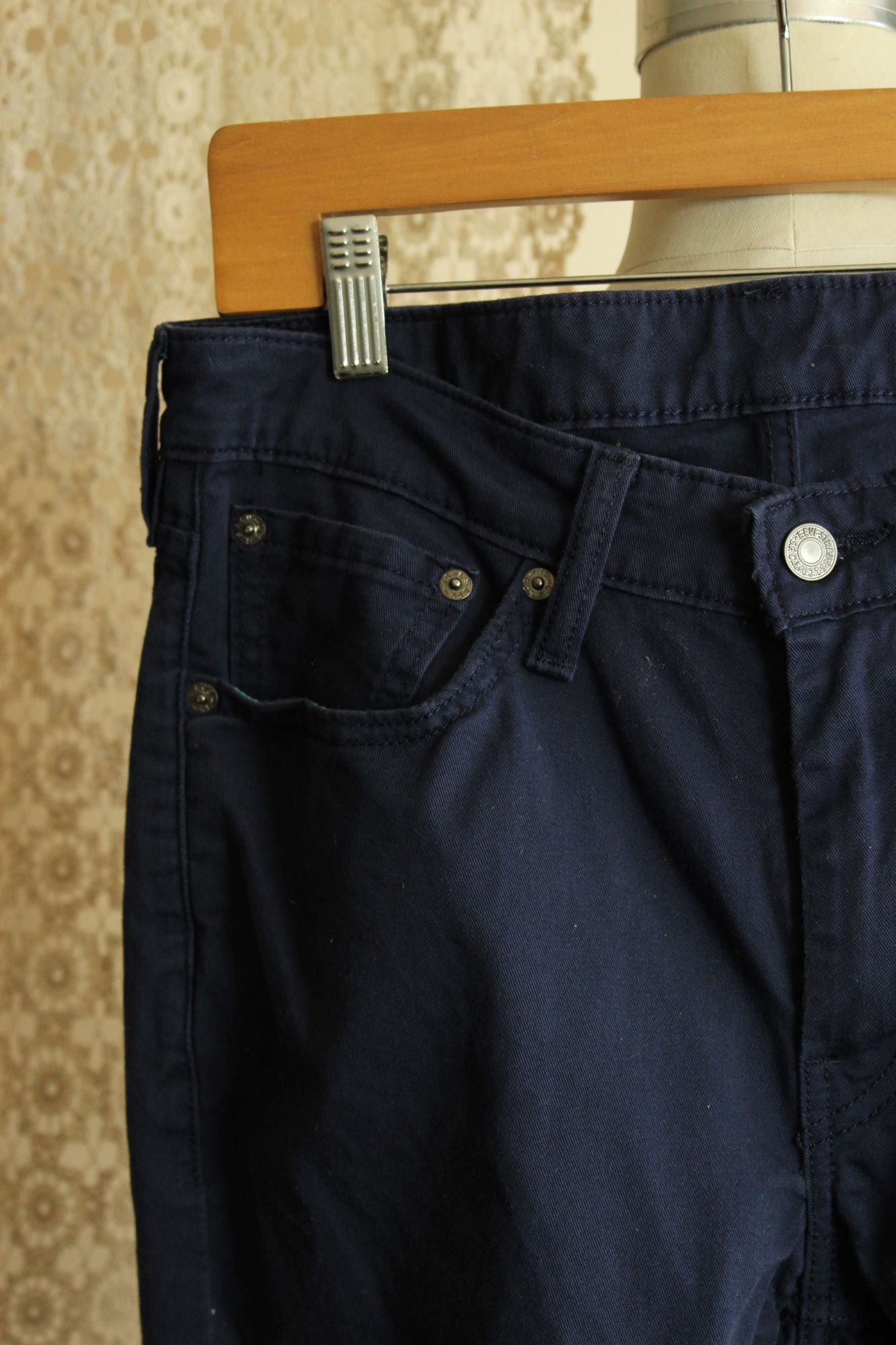 Levi's Levis Mens 511 Jeans, Navy Blue, 32W 32L, Slim Size US 32 / EU 48 - 7 Thumbnail