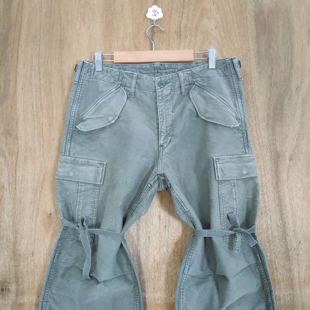 Japanese Brand AKM BONDAGE FADED CARGO PANTS Size US 32 / EU 48 - 2 Thumbnail