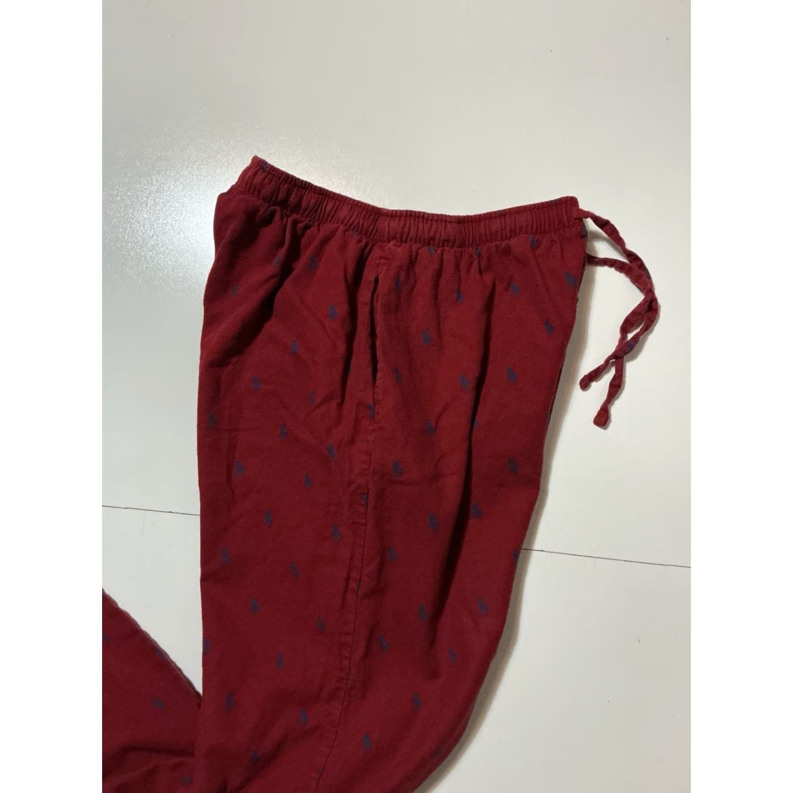 Polo Ralph Lauren VINTAGE Polo Ralph Lauren Dry Goods Pajama Pants Men Medium Red Pony Logo All Over Print Sleepwear Size US M / EU 48-50 / 2 - 7 Thumbnail