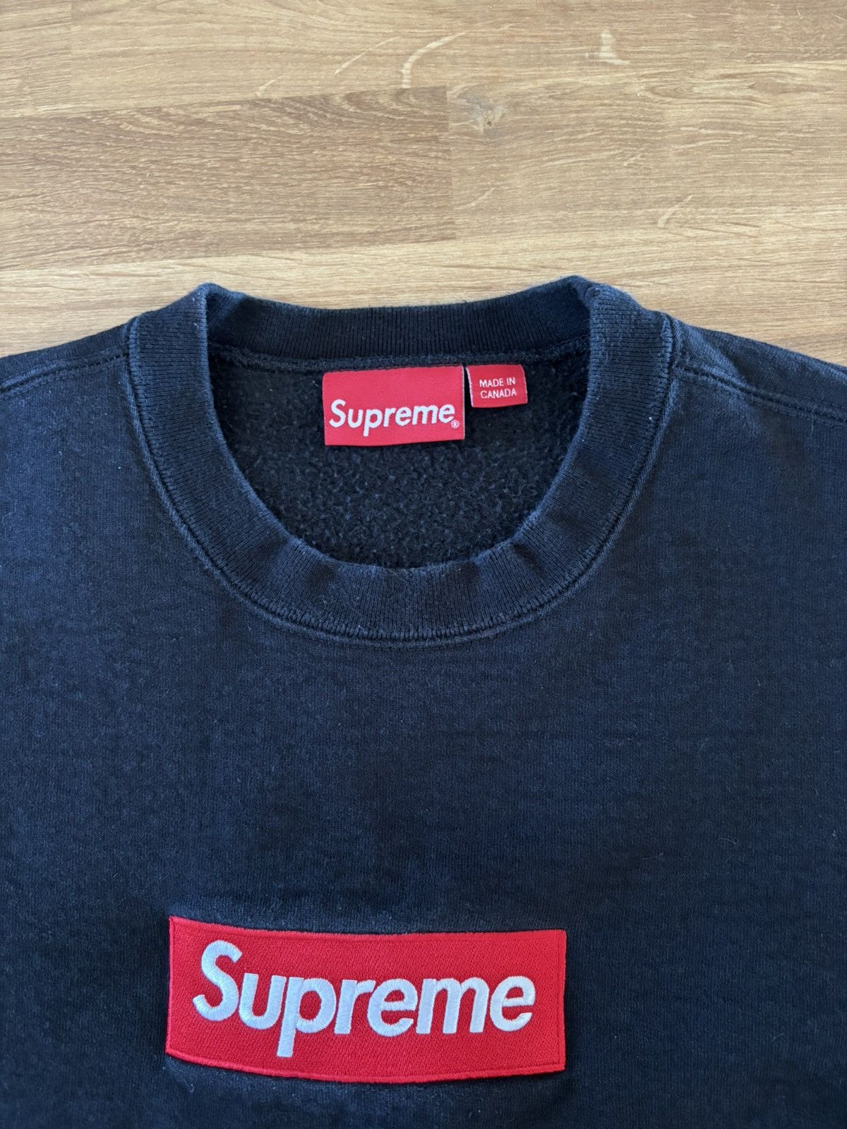 Supreme Supreme box logo crew neck Size US M / EU 48-50 / 2 - 4 Thumbnail
