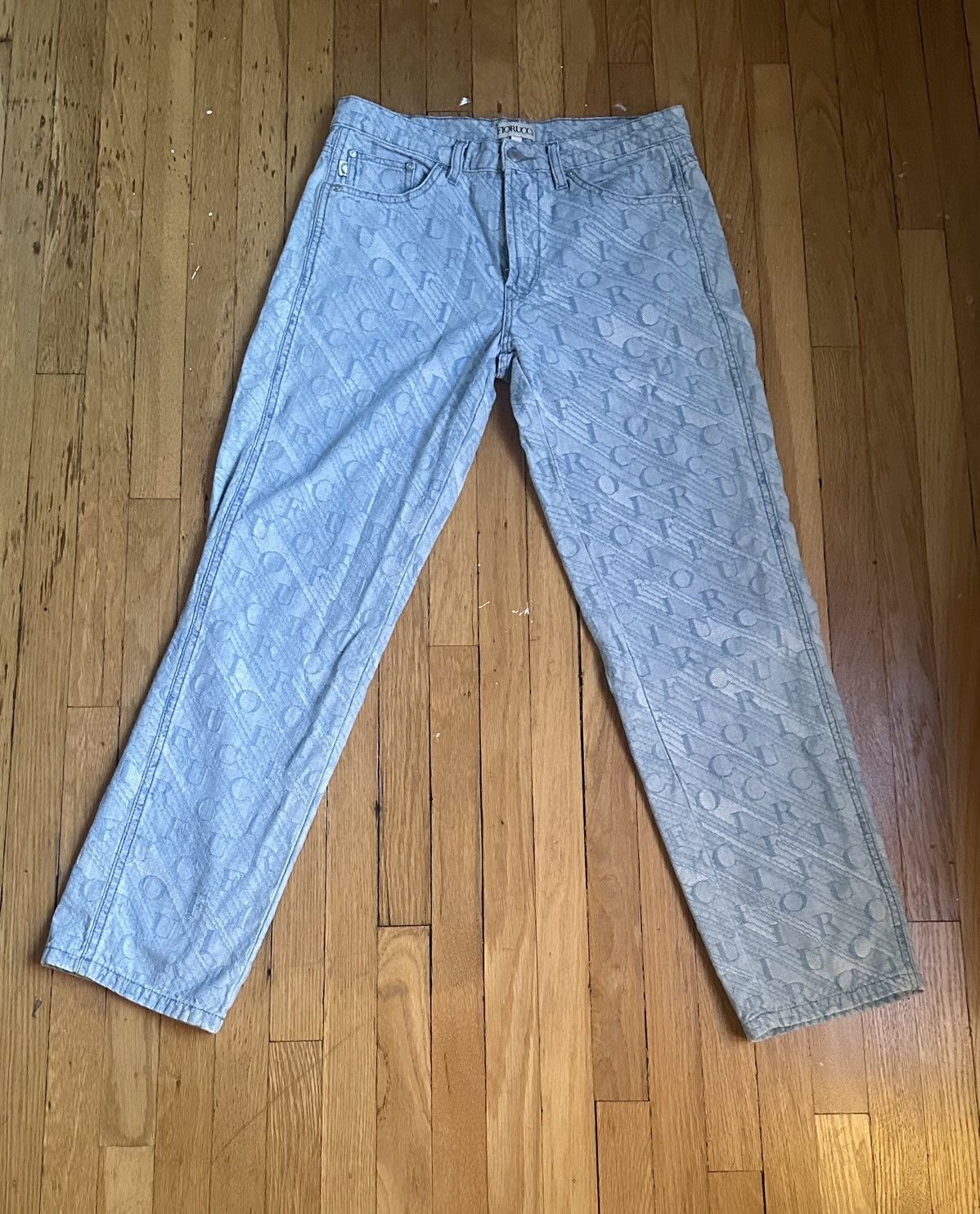 Fiorucci Monogram Jean Size US 30 / EU 46 - 1 Thumbnail