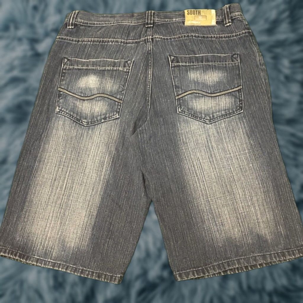 Southpole VINTAGE Southpole Baggy Hip Hop Skater Grunge Jeans Shorts Mens Size 40 Blue JNCO Pockets 2000s Size US 40 / EU 56 - 1 Thumbnail