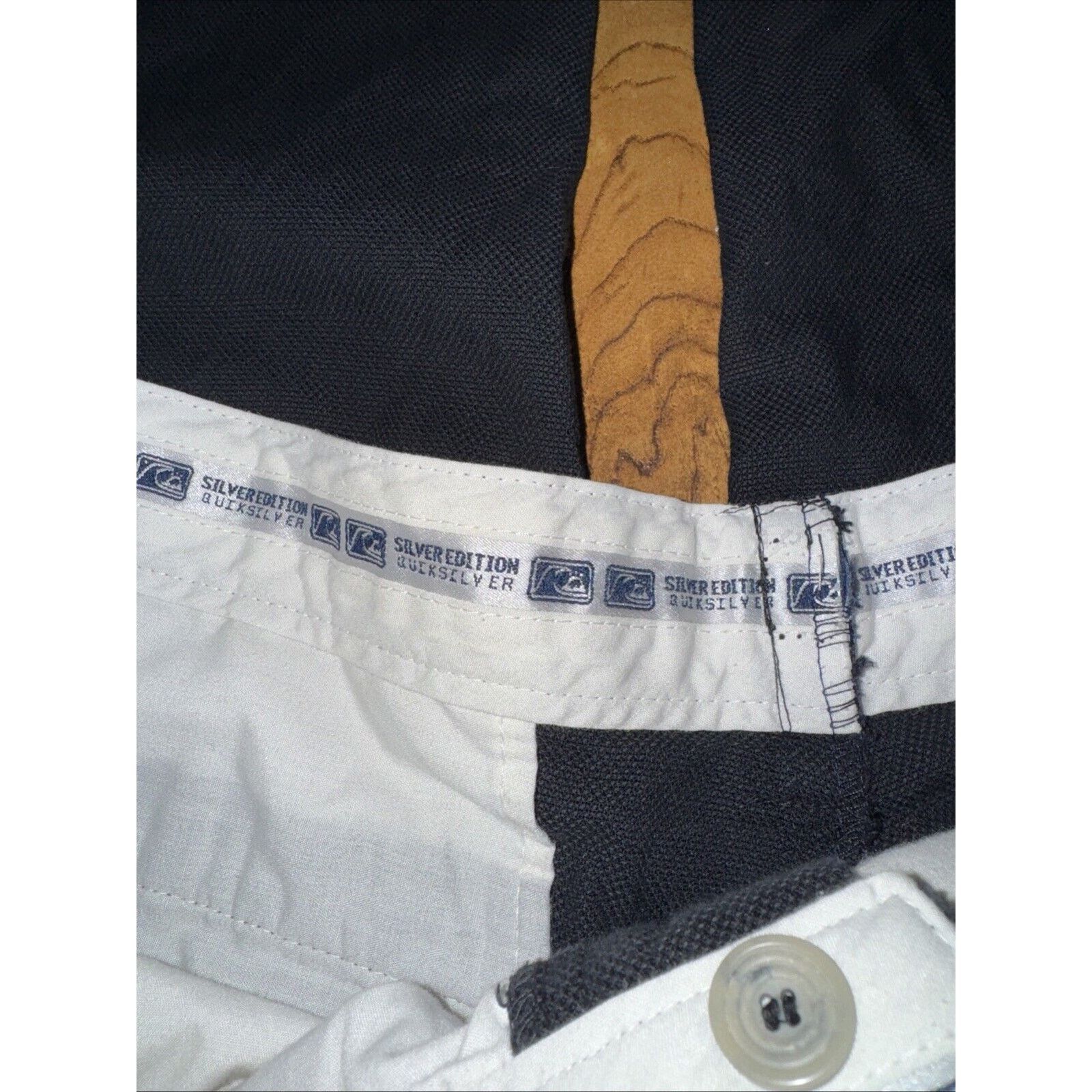 Quicksilver × Vintage Vintage Quicksilver Silver Edition Pants 37x30 Black Size US 37 - 5 Thumbnail