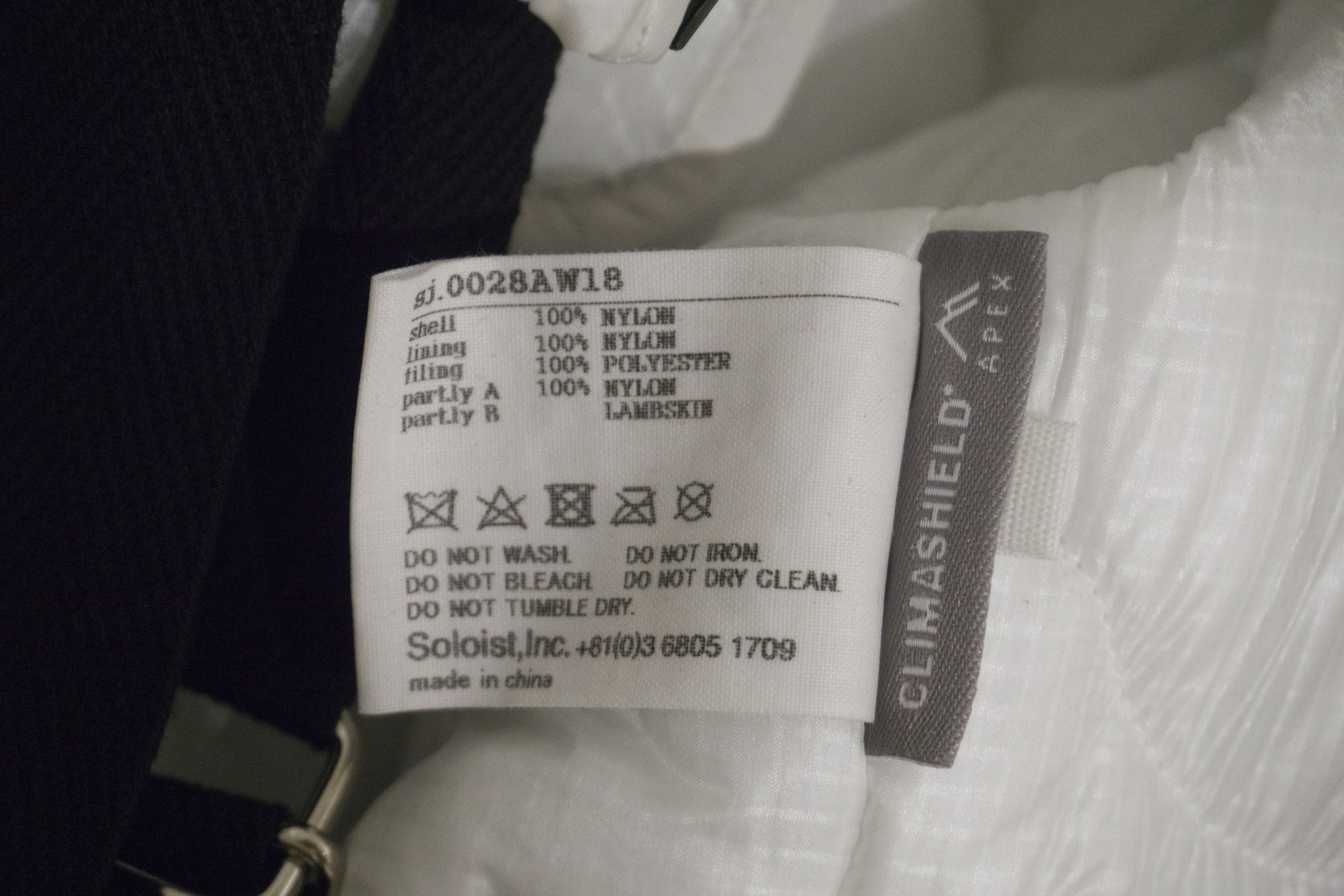 Takahiromiyashita The Soloist. AW18 Primaloft Flight Jacket Size US M / EU 48-50 / 2 - 16 Thumbnail