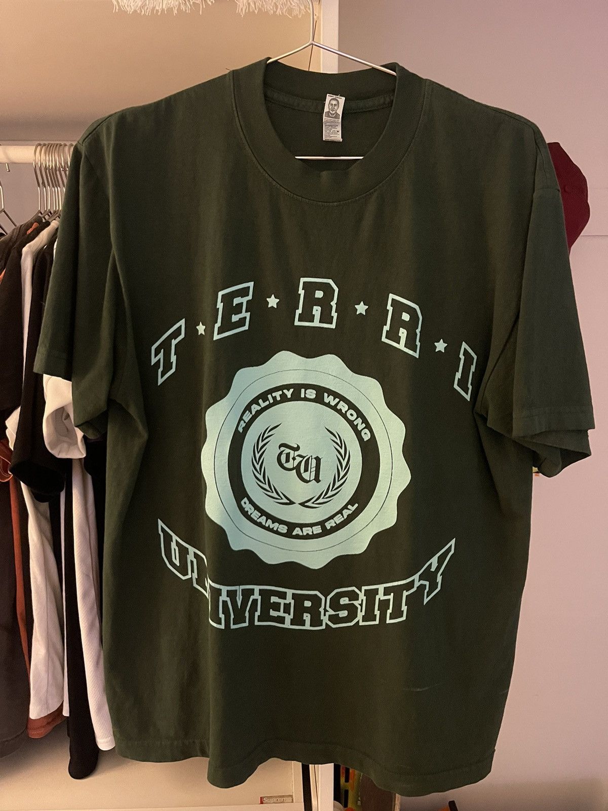 Streetwear Twocupterry Terri University tee | Grailed