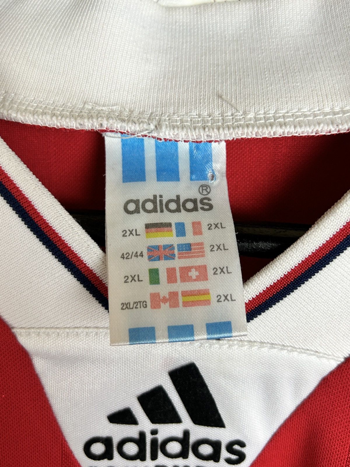 Adidas 90s Adidas Arsenal FC 1992/93/94 Home Kit Soccer Jersey XXL Size US XXL / EU 58 / 5 - 8 Thumbnail