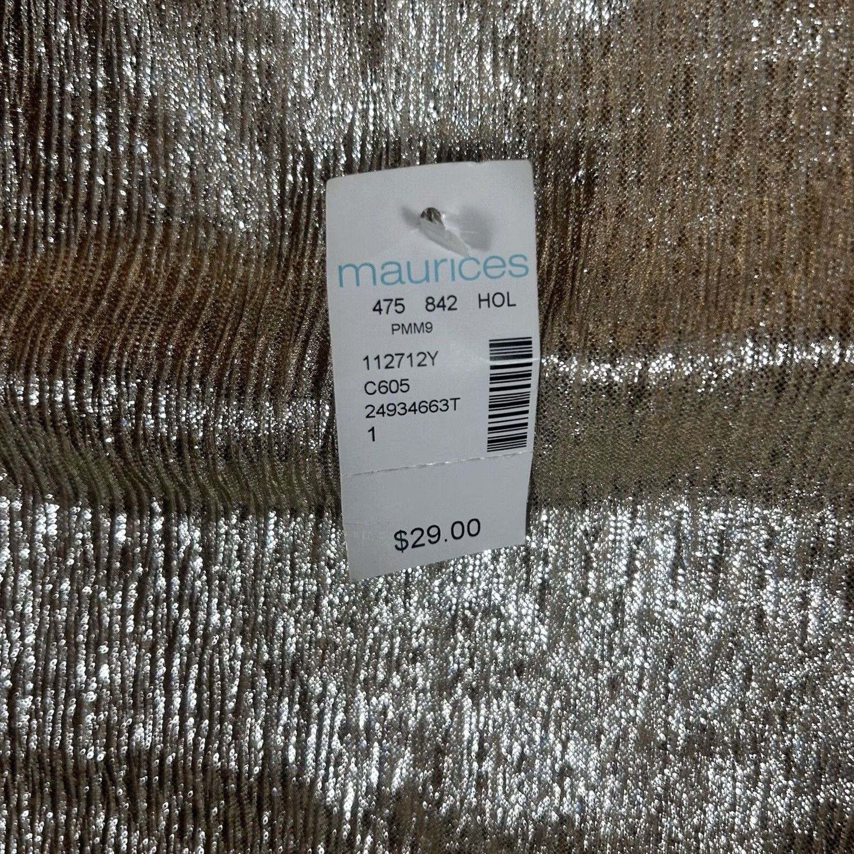 Vintage Maurices Tank Top Womens Size 1 Yellow Sparkles Sleeveless NWT Metallic Gold Shirt Shirt? Size XS / US 0-2 / IT 36-38 - 3 Thumbnail