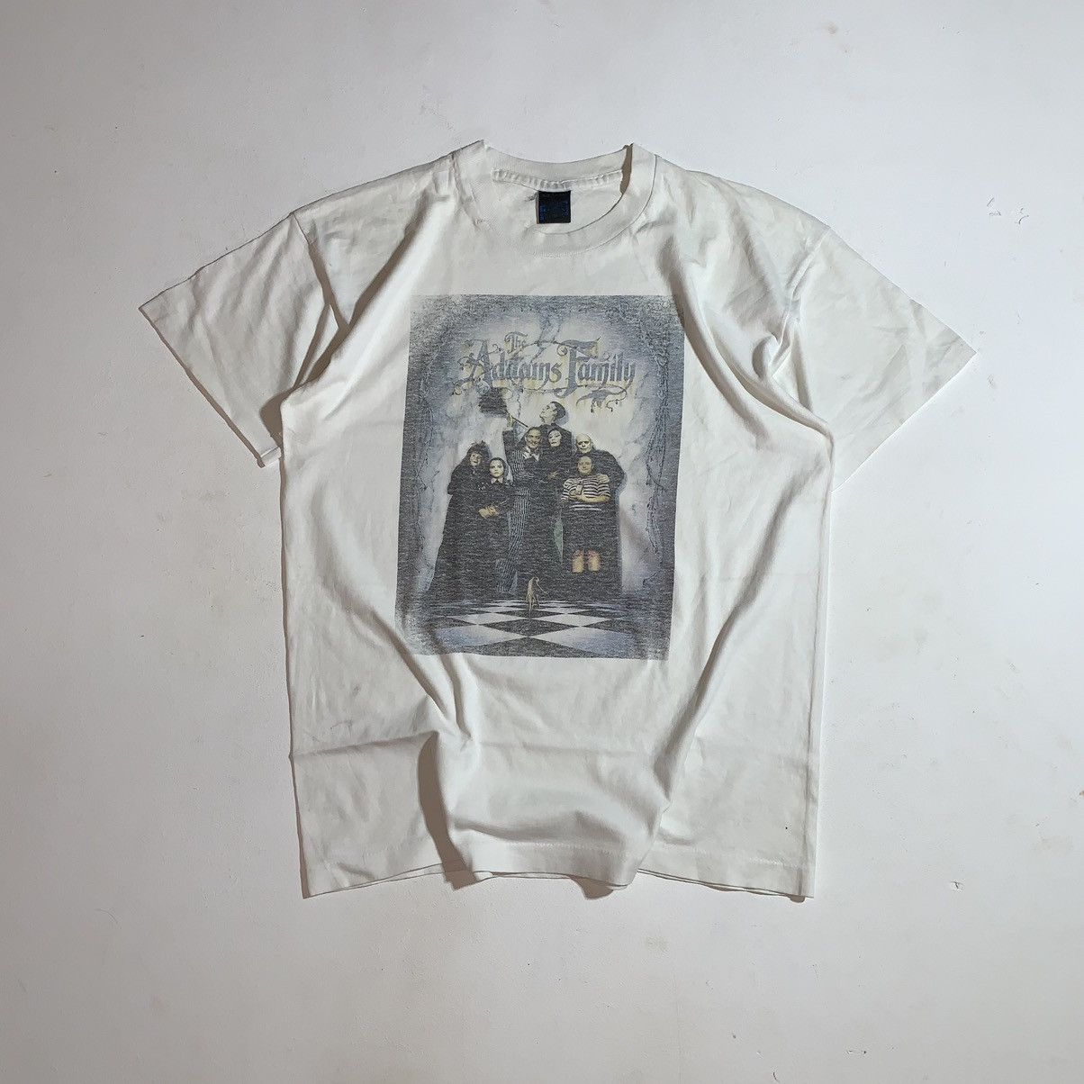 Vintage VTG 90s Adams Family single stitch t-shirt Size US L / EU 52-54 / 3 - 1 Thumbnail