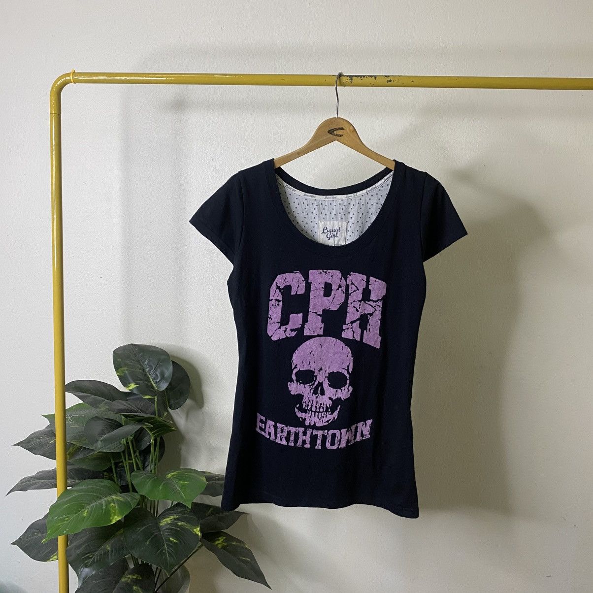 If Six Was Nine LiquidGirl Skulls Cyber Gothic Punk Grunge Hysterics Style Size S / US 4 / IT 40 - 1 Thumbnail