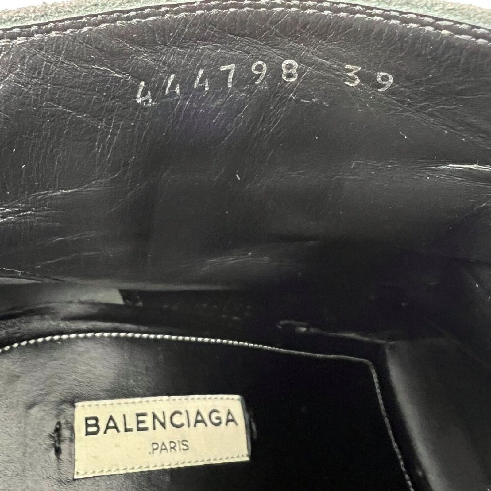 Balenciaga Balenciaga Grey Suede Silver Studded Ankle Boots – Size 39 Size US 9 / IT 39 - 5 Thumbnail