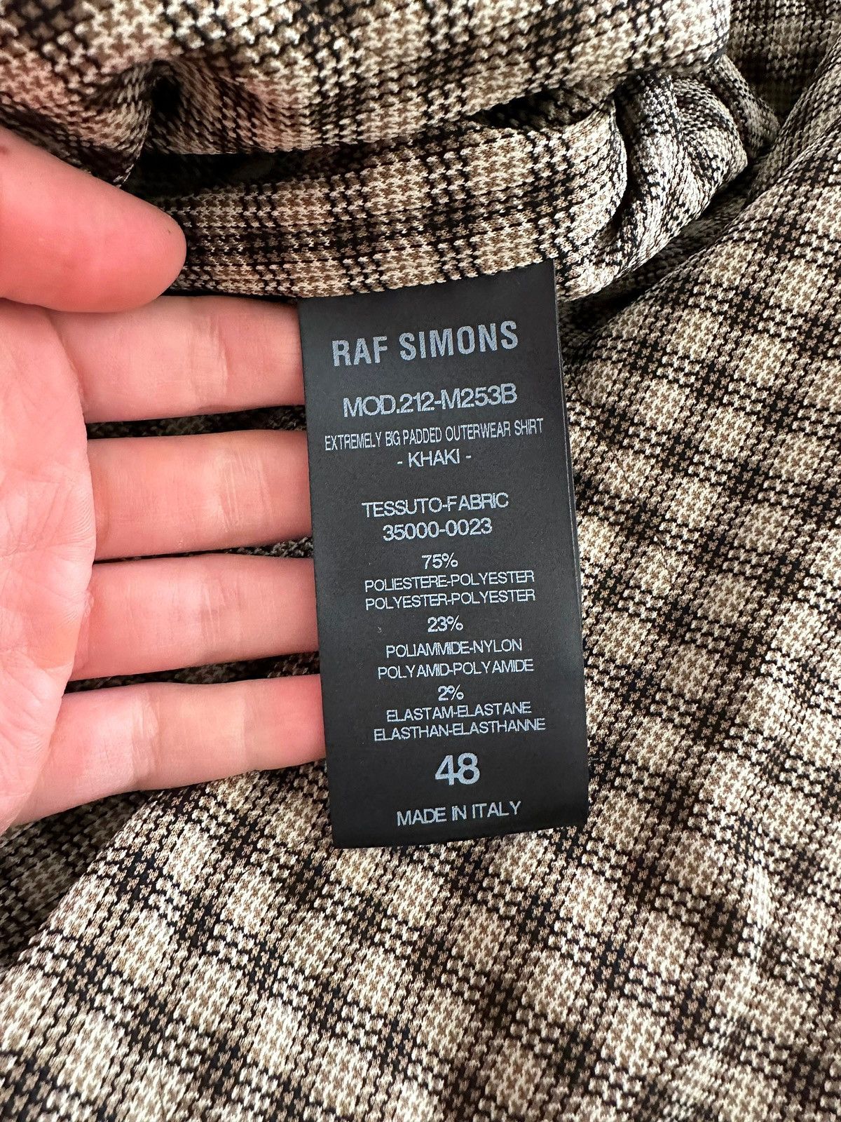 Raf Simons Sz48 2021 “Extremely Big” Padded Over Shirt Size US XXL / EU 58 / 5 - 11 Thumbnail