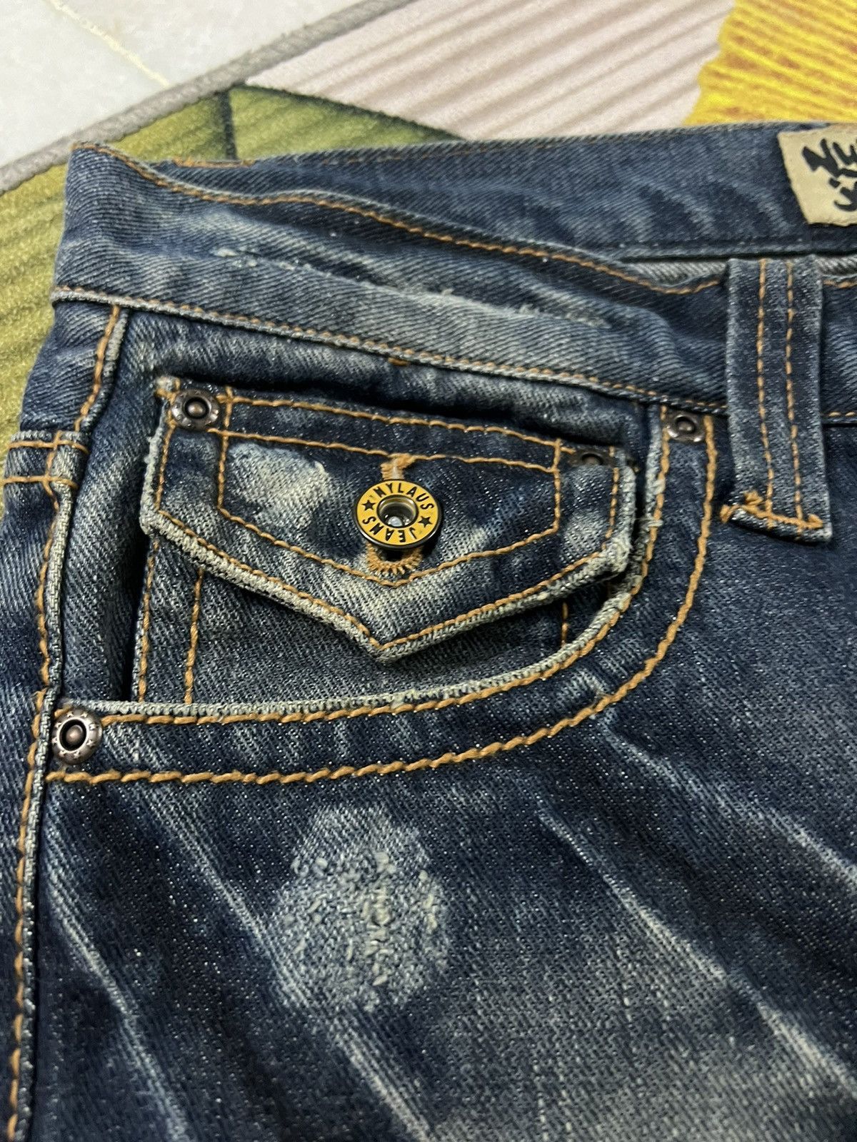 If Six Was Nine × Japanese Brand × Le Grande Bleu (L.G.B.) 💥FLARE 💥JEANS NYLAUS WASHED BOOTCUT 90’s STYLE Size US 29 - 5 Thumbnail