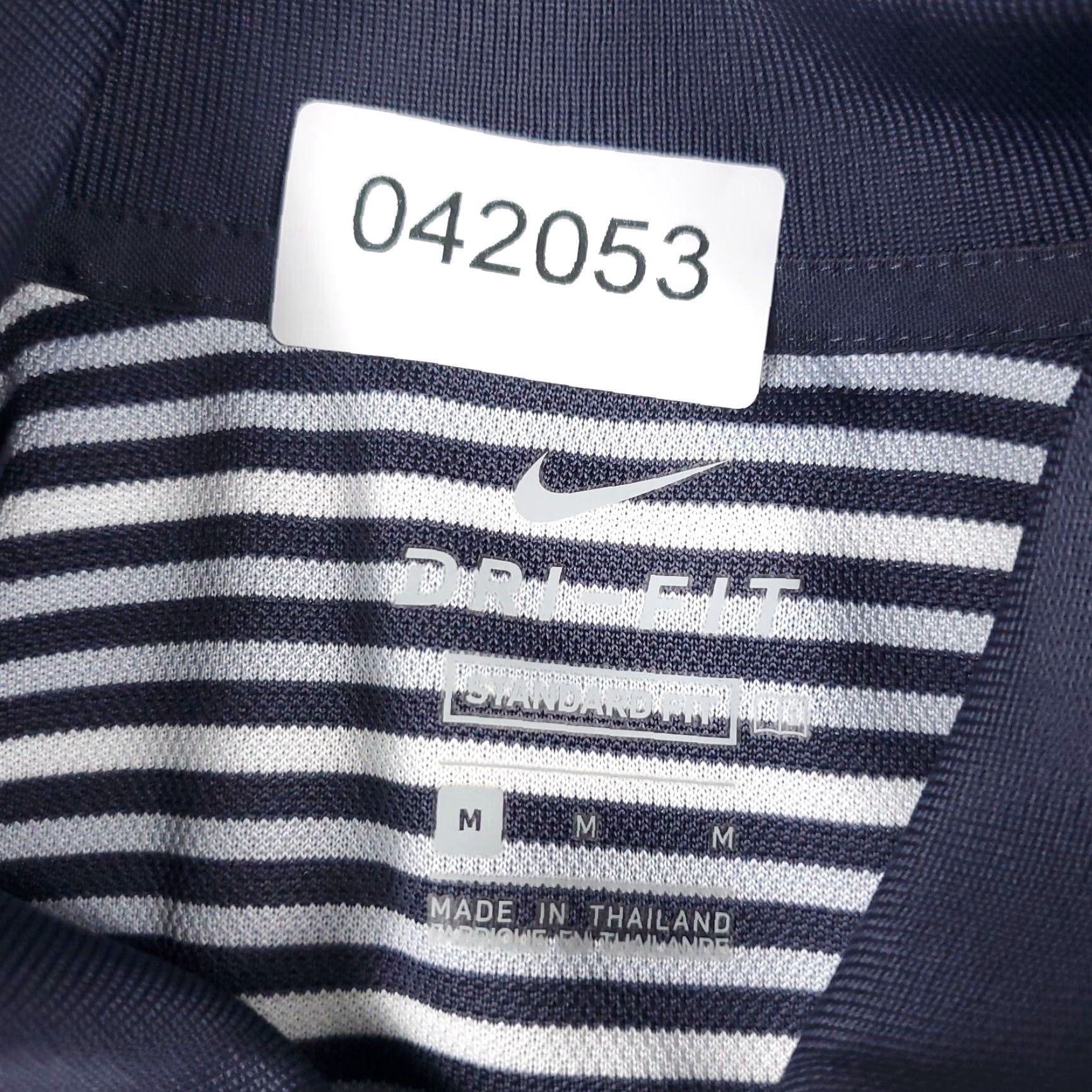 Nike Nike Polo Shirt Mens M Blue Striped Swoosh Golf Casual Short Sleeve polo shirt Nike Golf Men Medium Blue Striped Swoosh Size US M / EU 48-50 / 2 - 8 Thumbnail
