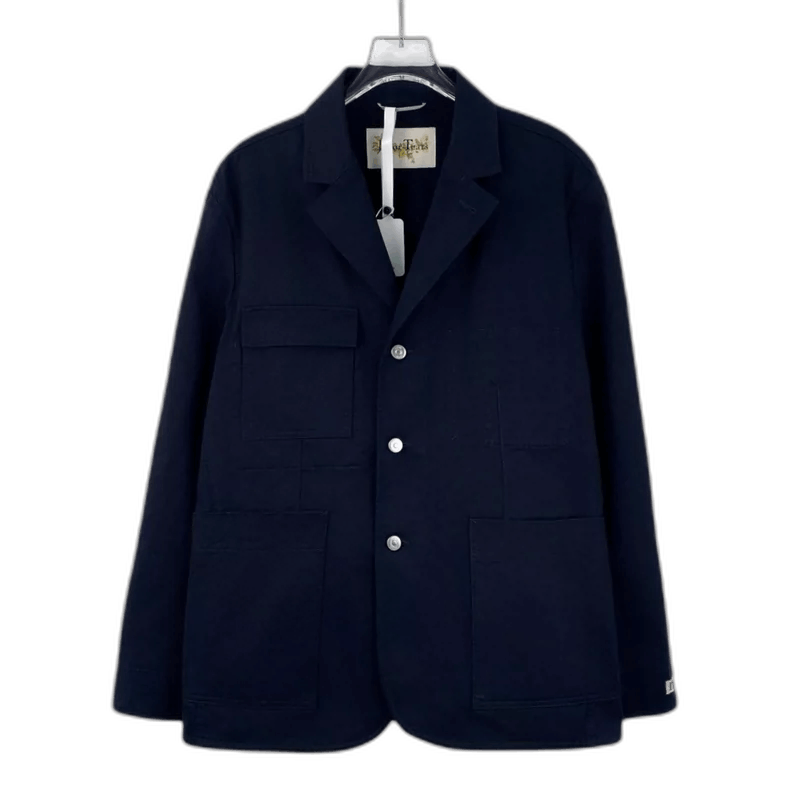 Dior Dior x Denim Tears Navy Cotton Blazer Size S / US 4 / IT 40 - 1 Thumbnail