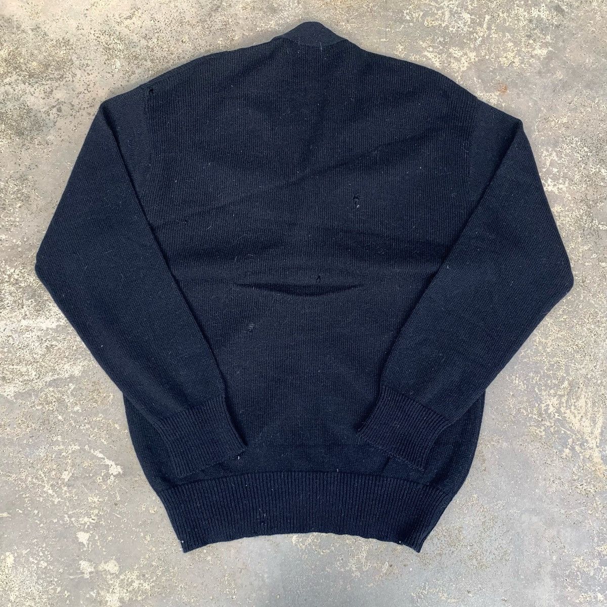 Rare! Vintage Distressed 90s Comme Des Garcons Wool Cardigan