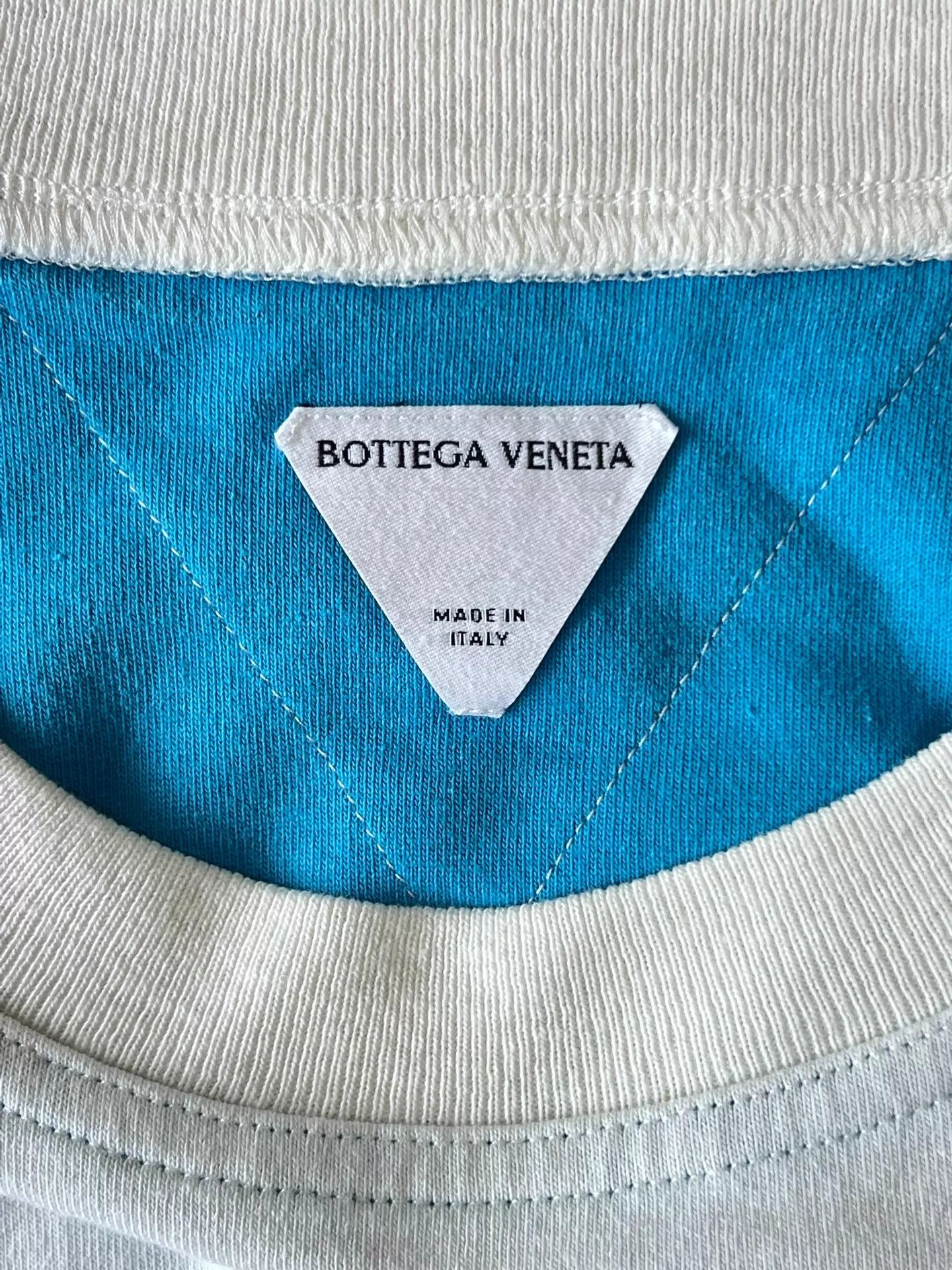 Bottega Veneta Bottega Veneta Double Layer Short-Sleeve Tee S Light Blue Size US S / EU 44-46 / 1 - 5 Thumbnail