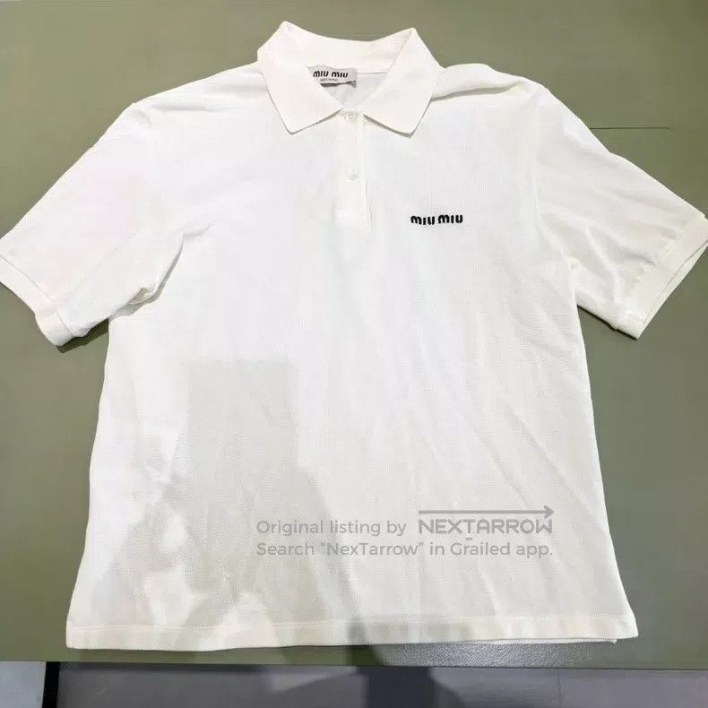 Miu Miu Miu Miu Size s Short Sleeve T-Shirts Size S / US 4 / IT 40 - 1 Thumbnail