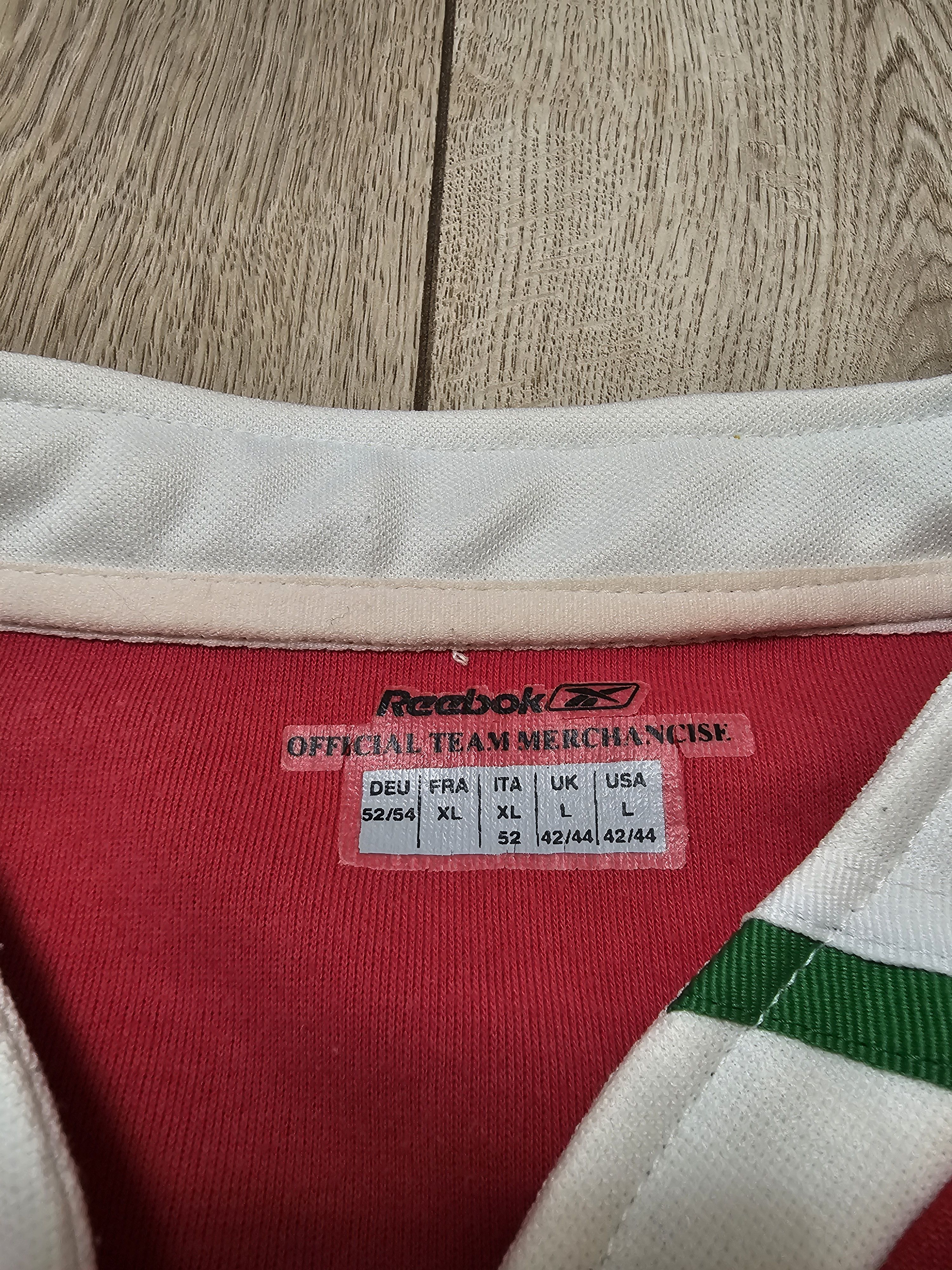 Reebok WALES RUGBY JERSEY VINTAGE 2004 2006 WRU RUGBY SHIRT Size US XL / EU 56 / 4 - 6 Thumbnail