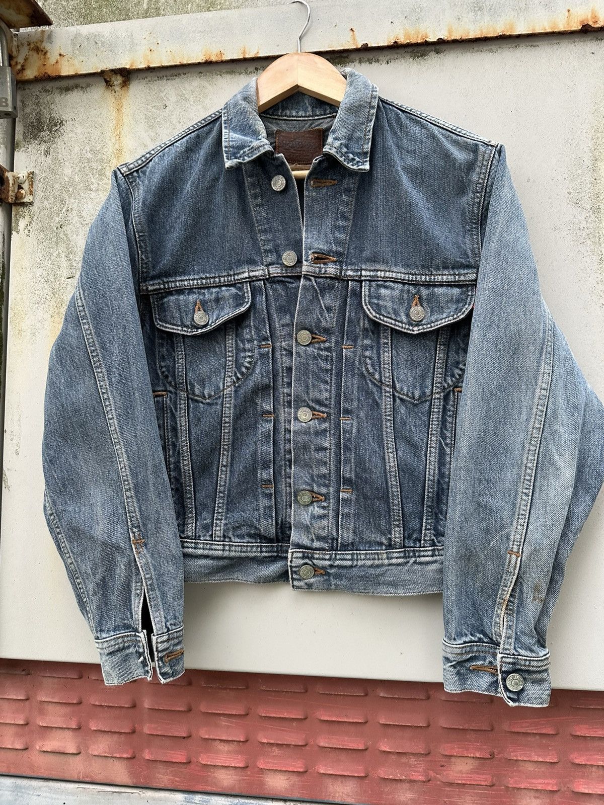 Edwin 👹Vintage Edwin Trucker Jacket (Woman) Size US S / EU 44-46 / 1 - 5 Thumbnail
