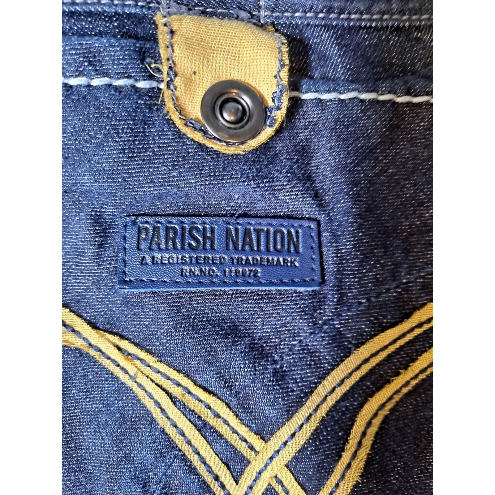 Parish Nation Parish Nation Denim Jeans Dark Wash Cotton Blend Size 36 Size US 36 / EU 52 - 3 Thumbnail