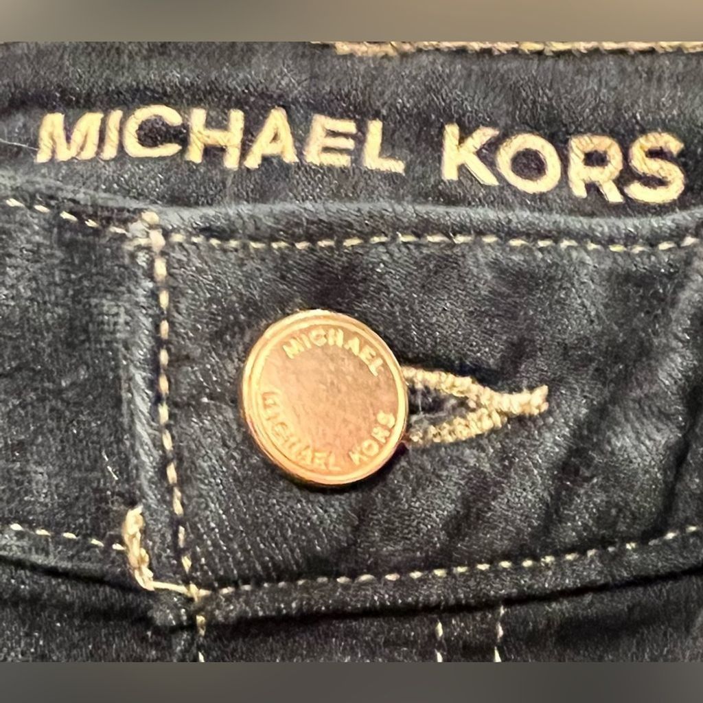 Michael Kors Michael Kors MK Logo Izzy Skinny Jeans Midnight Blue Size 25" / US 0 / IT 36 - 7 Thumbnail