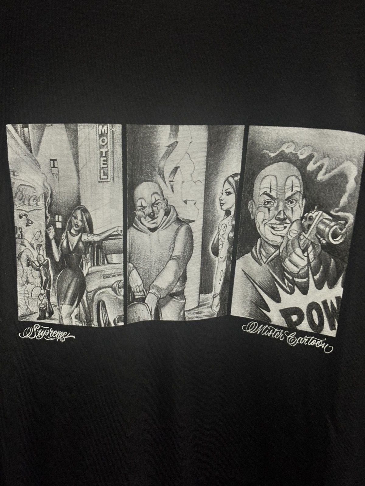 Supreme SUPREME MISTER CARTOON POW TEE SIZE XL Size US XL / EU 56 / 4 - 2 Thumbnail