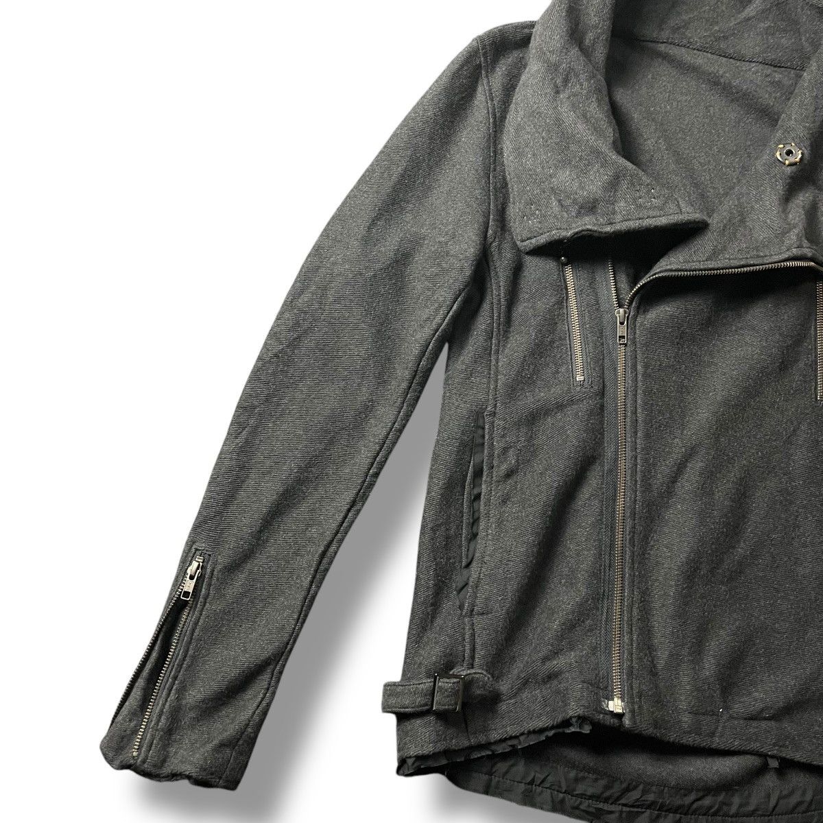If Six Was Nine JAPANESE BRAND JPEGG ASYMMETRICAL WOOL JACKET Size US S / EU 44-46 / 1 - 2 Thumbnail