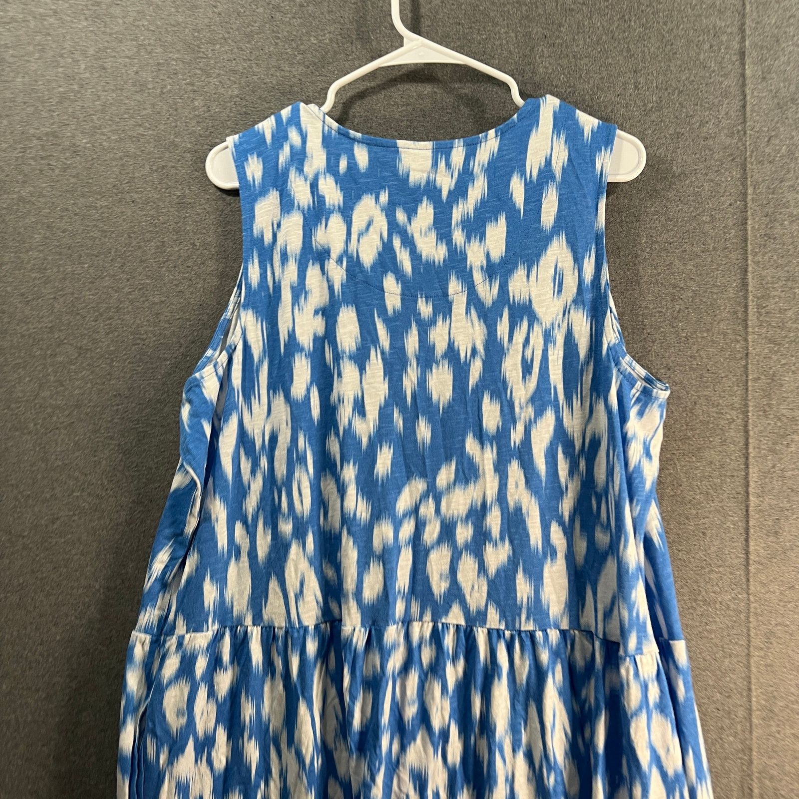 Denim & Co. Denim & Co. Beach Tall Printed Knit Linen Blend Midi Size XL / US 12-14 / IT 48-50 - 15 Thumbnail