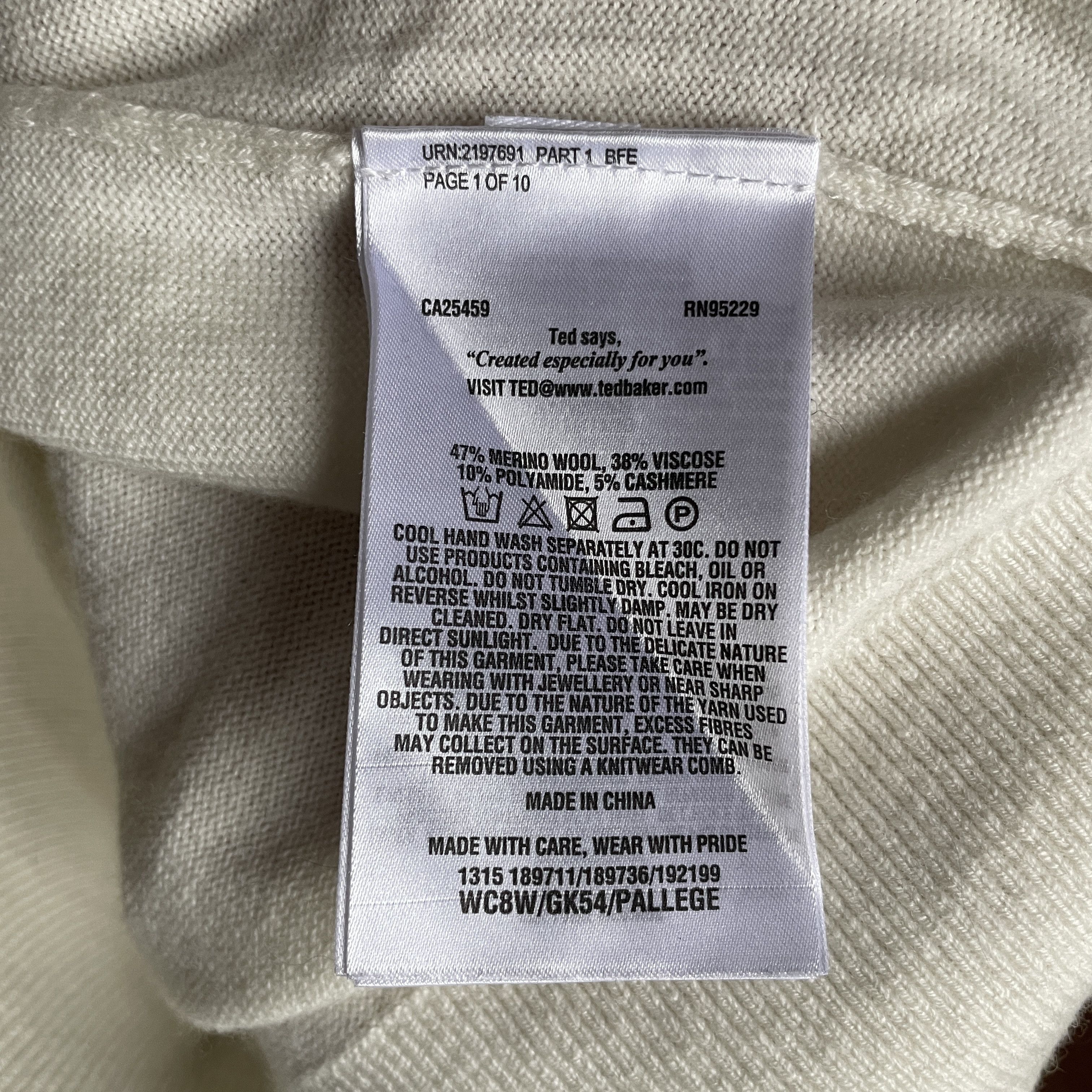 Ted Baker Ted Baker Celebrating 30 Years Ruffle Wool Blend Sweater Size L / US 10 / IT 46 - 11 Thumbnail