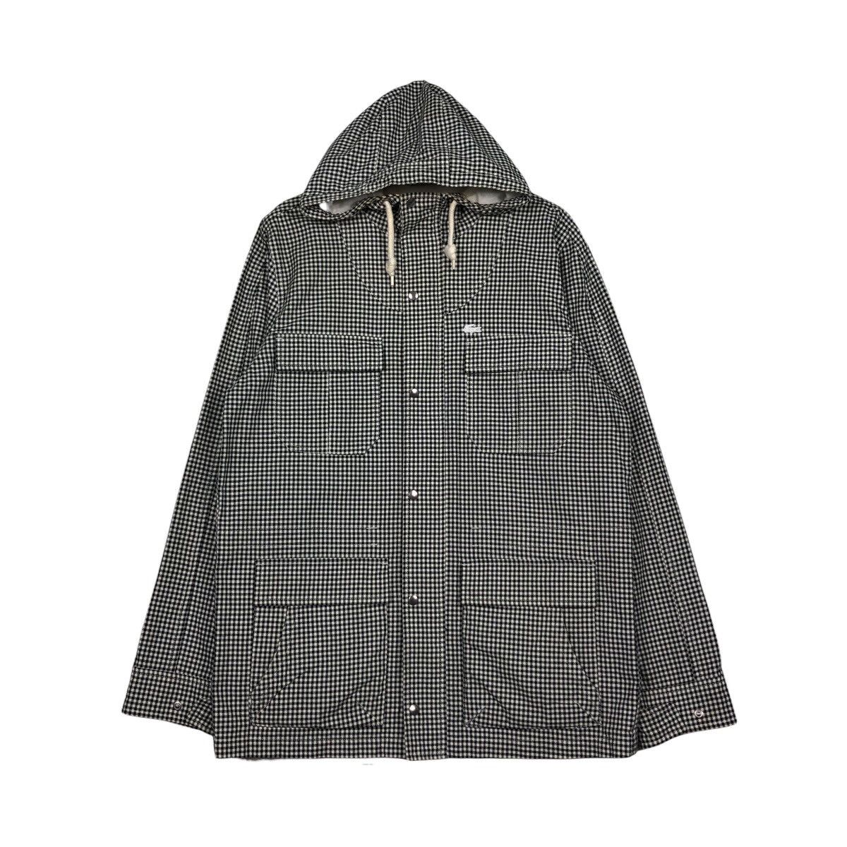 Japanese Brand 📌Vintage Chore Cargo Jacket Lacoste Tartan Issey Miyake Size US M / EU 48-50 / 2 - 2 Thumbnail