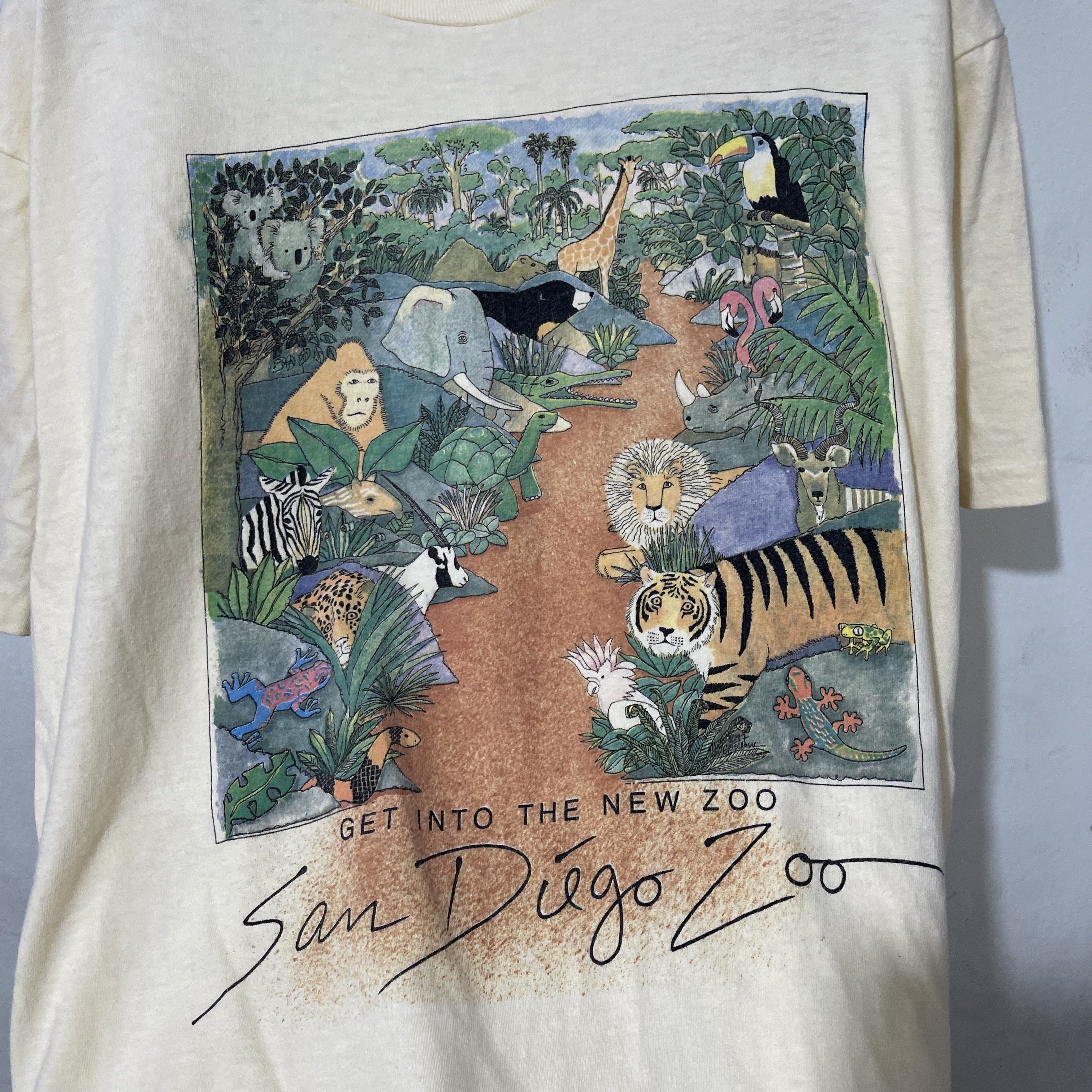 Vintage Vintage 90s San Diego Zoo T-Shirt Size US L / EU 52-54 / 3 - 2 Thumbnail