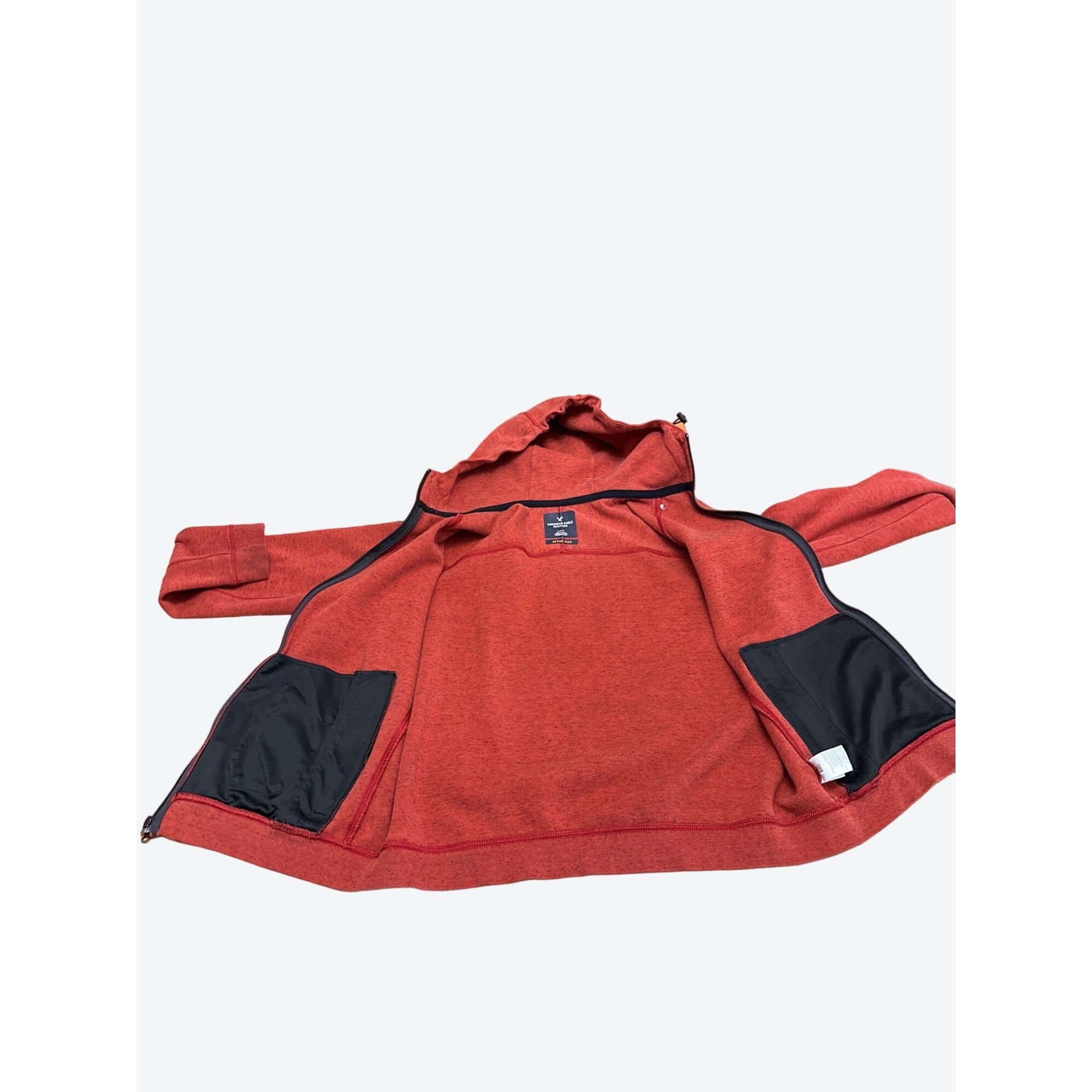 American Eagle Outfitters American Eagle Outfitters Rust Red Active Flex Hoodie Mens L Size US L / EU 52-54 / 3 - 8 Thumbnail