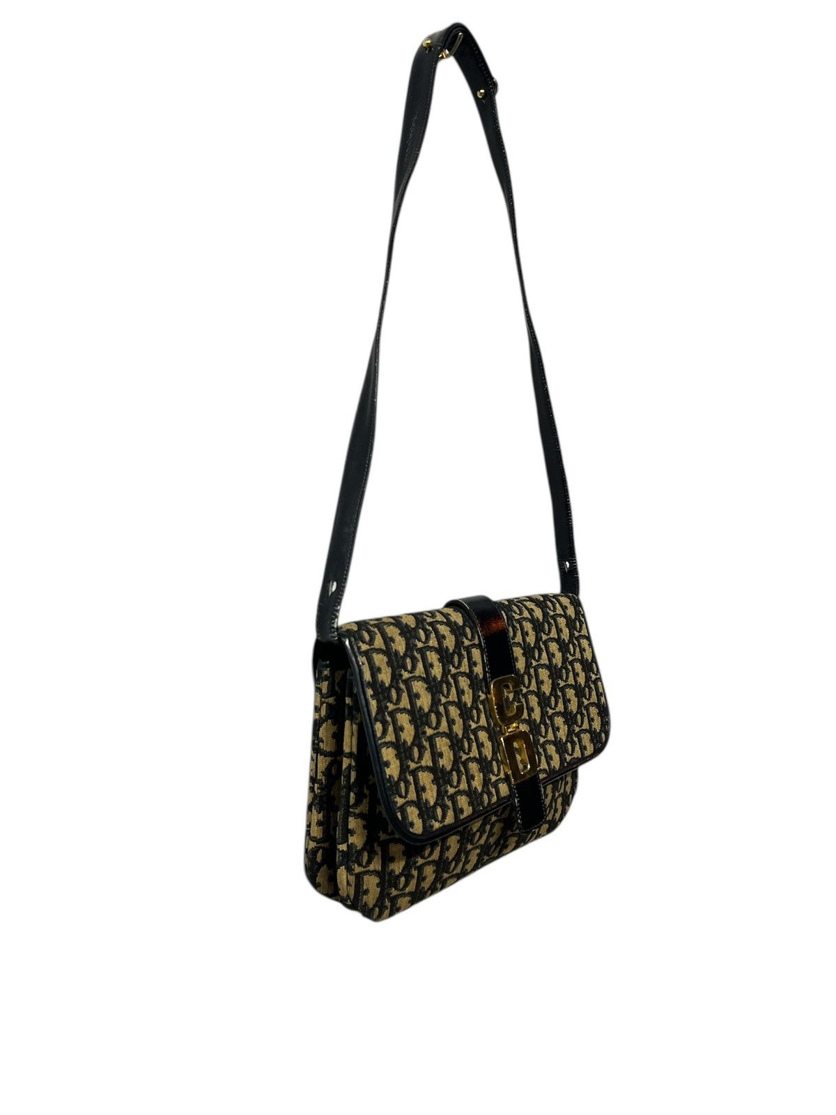 Christian Dior Monsieur VINTAGE DIOR TROTTER CANVAS SHOULDER BAG Size ONE SIZE - 2 Thumbnail