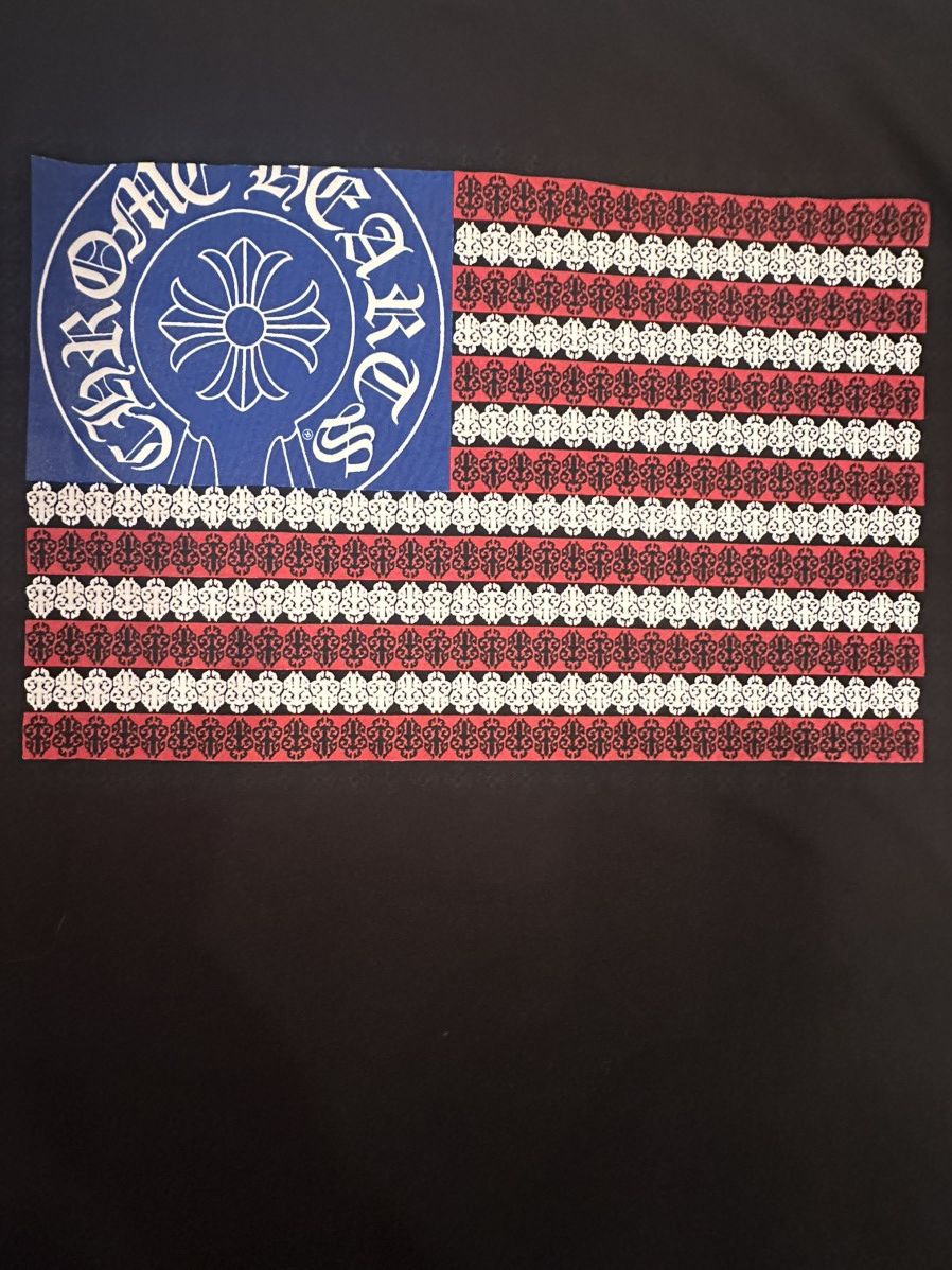 Chrome Hearts Chrome Hearts American Flag Dagger Tee Shirt Size US L / EU 52-54 / 3 - 5 Thumbnail