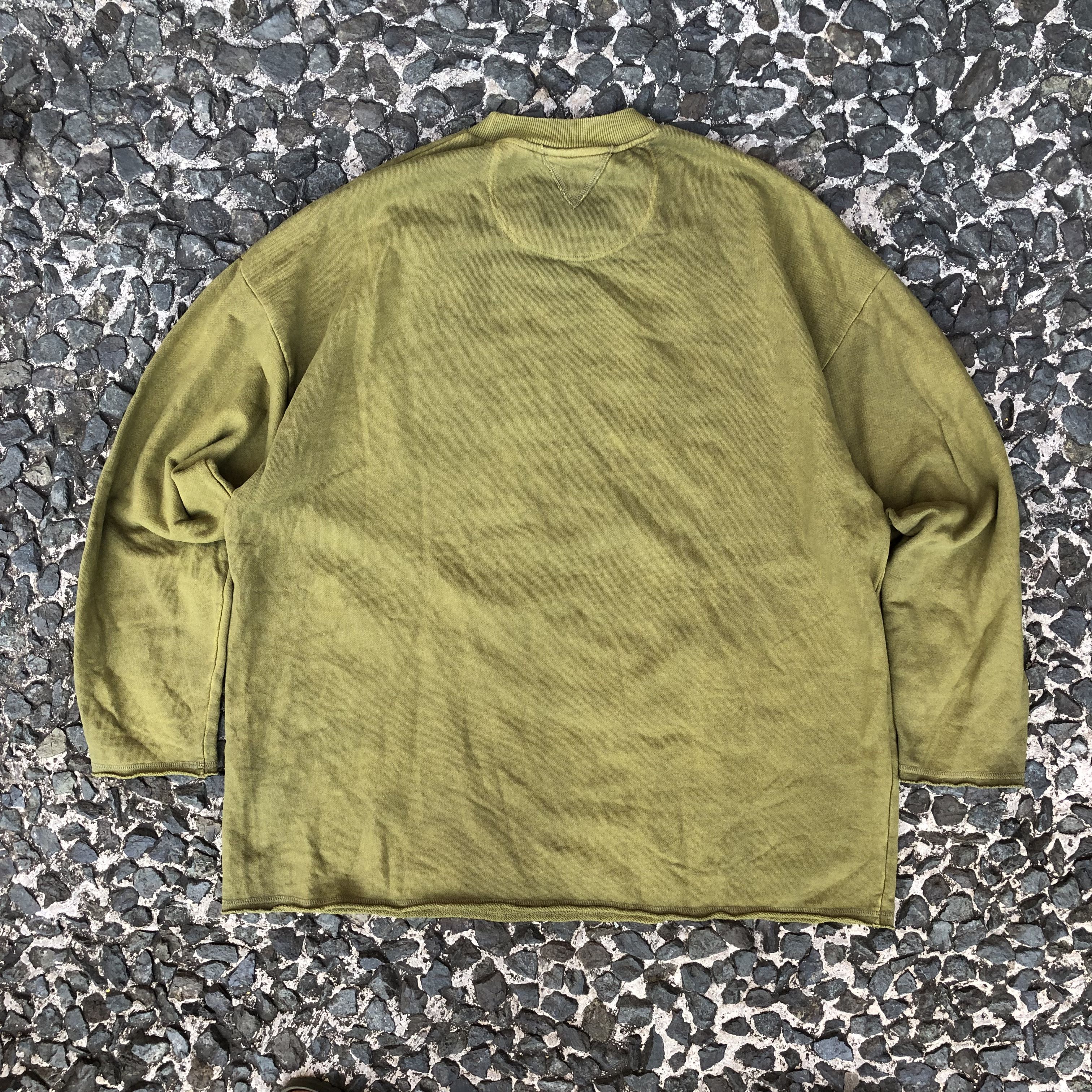 White Mountaineering White Mountaineering Garment Dye Sweat Pullover (Green) Size US M / EU 48-50 / 2 - 5 Thumbnail