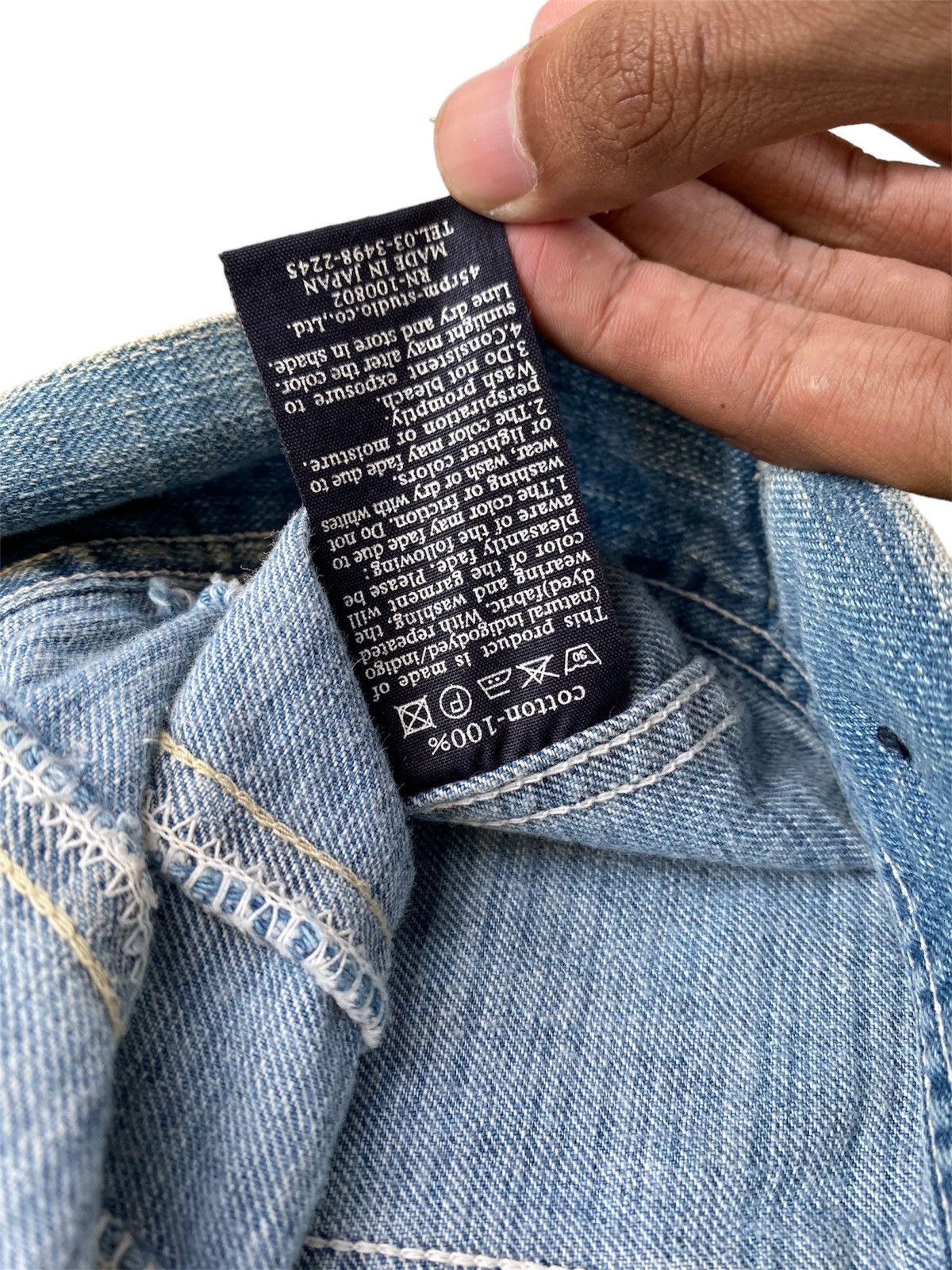 45rpm 45Rpm Denim Jacket Size M / US 6-8 / IT 42-44 - 14 Thumbnail