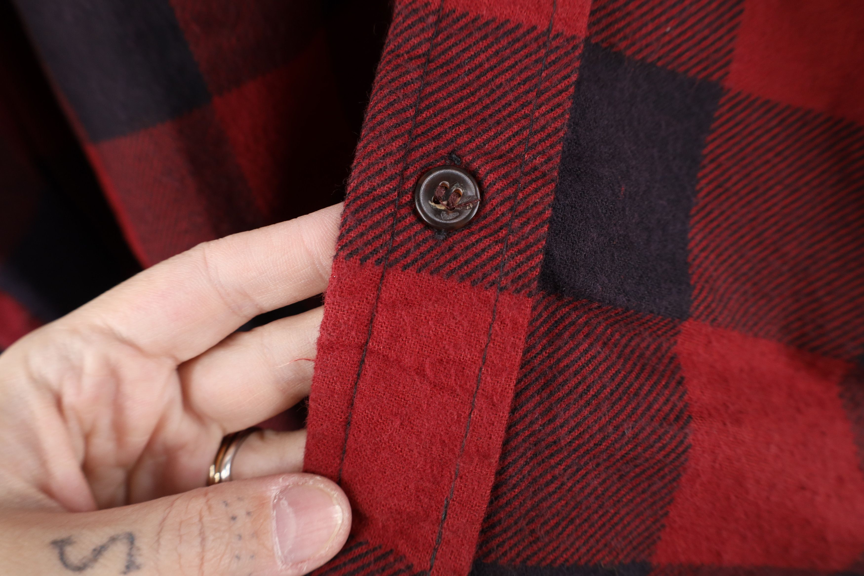 Vintage Vintage 90s Y2K Streetwear Flannel Button Shirt Jacket Jac Size US XXL / EU 58 / 5 - 6 Thumbnail