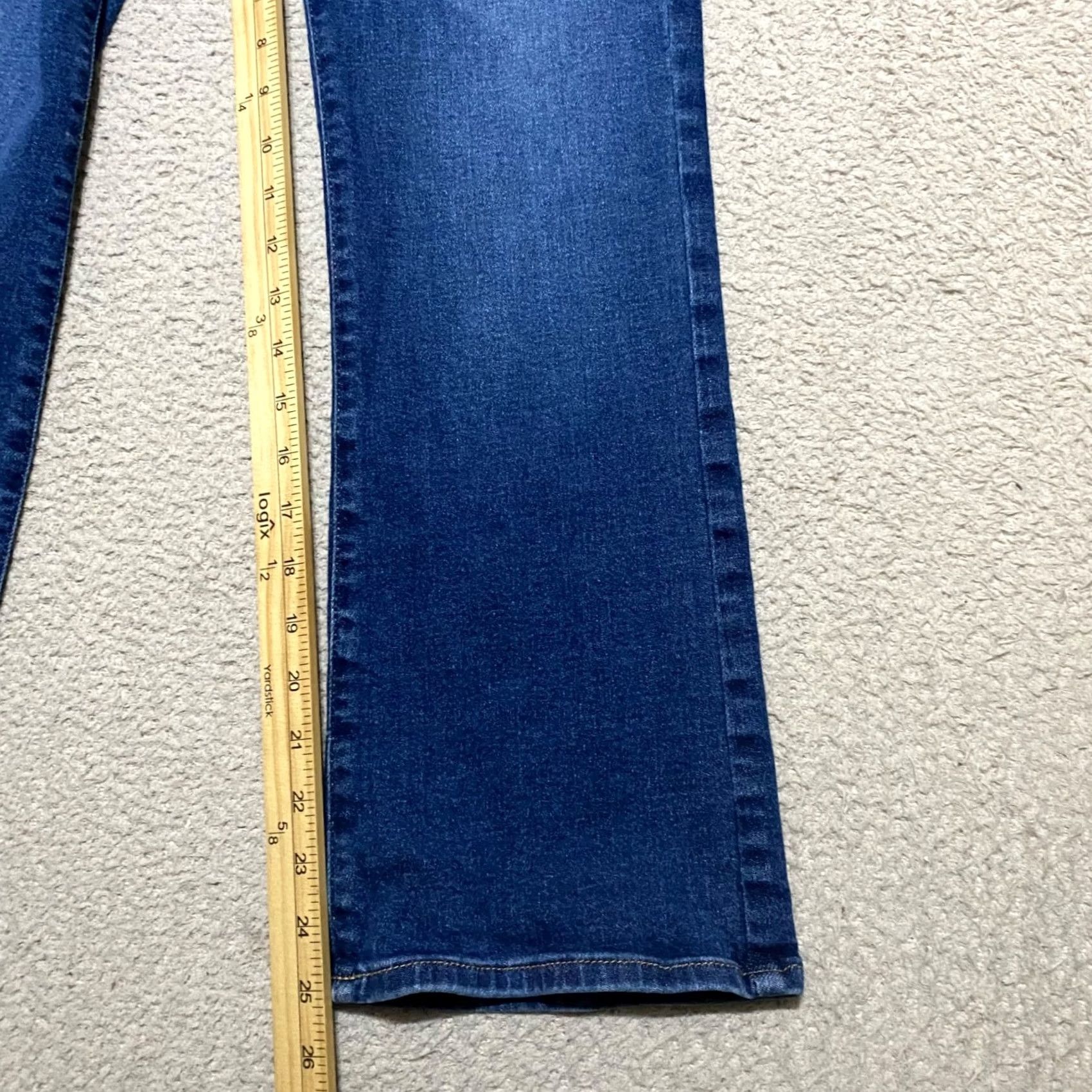 AG Jeans Jag Jeans Womens Phoebe Bootcut Crop High Rise Jeans sz 0 Blue Medium Wash Size 25" / US 0 / IT 36 - 7 Thumbnail