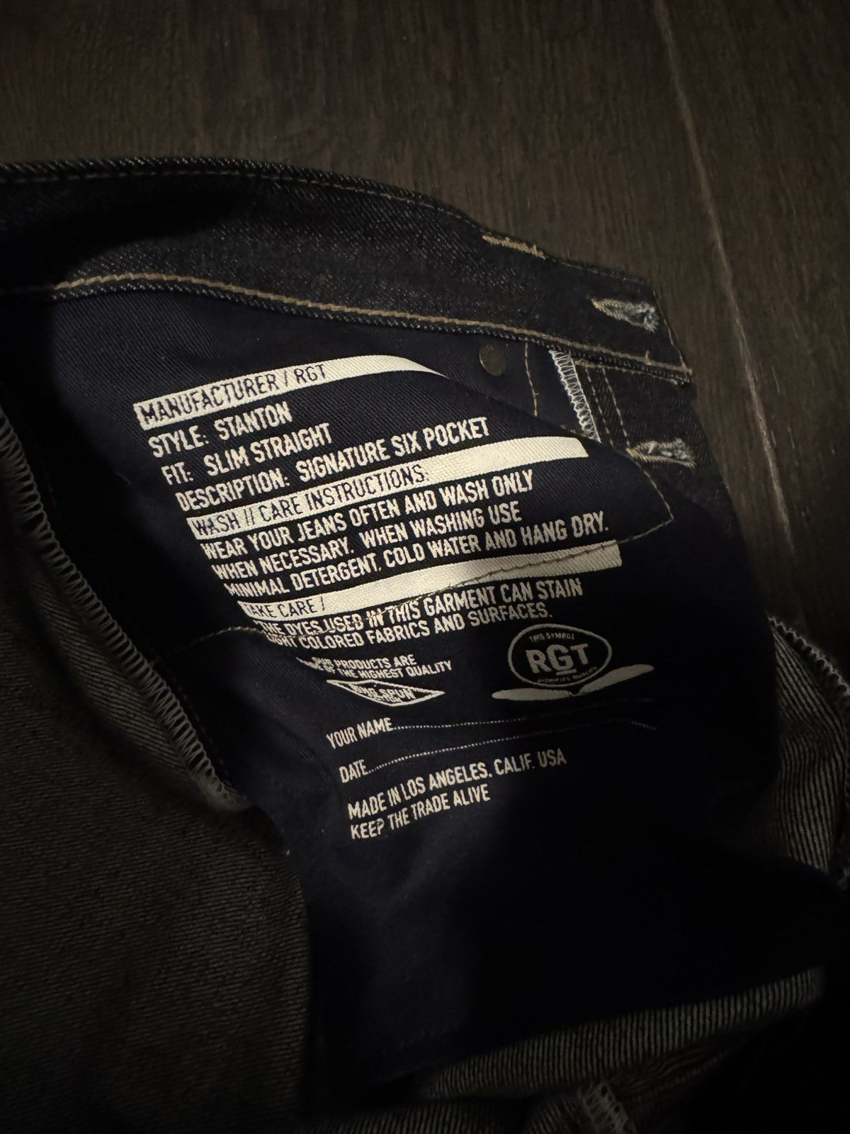 Rogue Territory Rogue Territory Stanton 15oz Indigo Denim Size US 30 / EU 46 - 5 Thumbnail