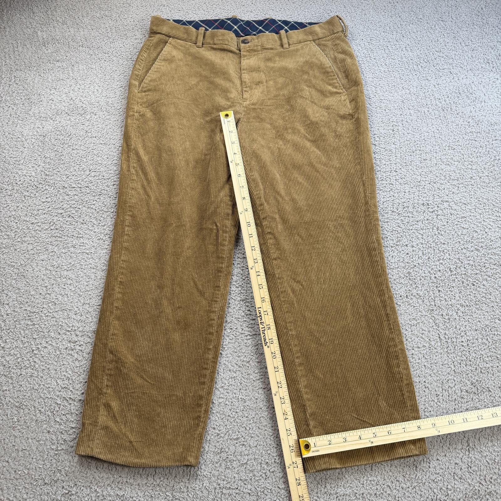 Brooks Brothers Brooks Brothers Corduroy Pants Mens 36x32 Tan Classic Size US 36 / EU 52 - 4 Thumbnail