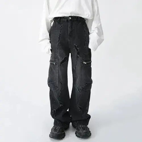 Ripped Jeans Baggy Denim