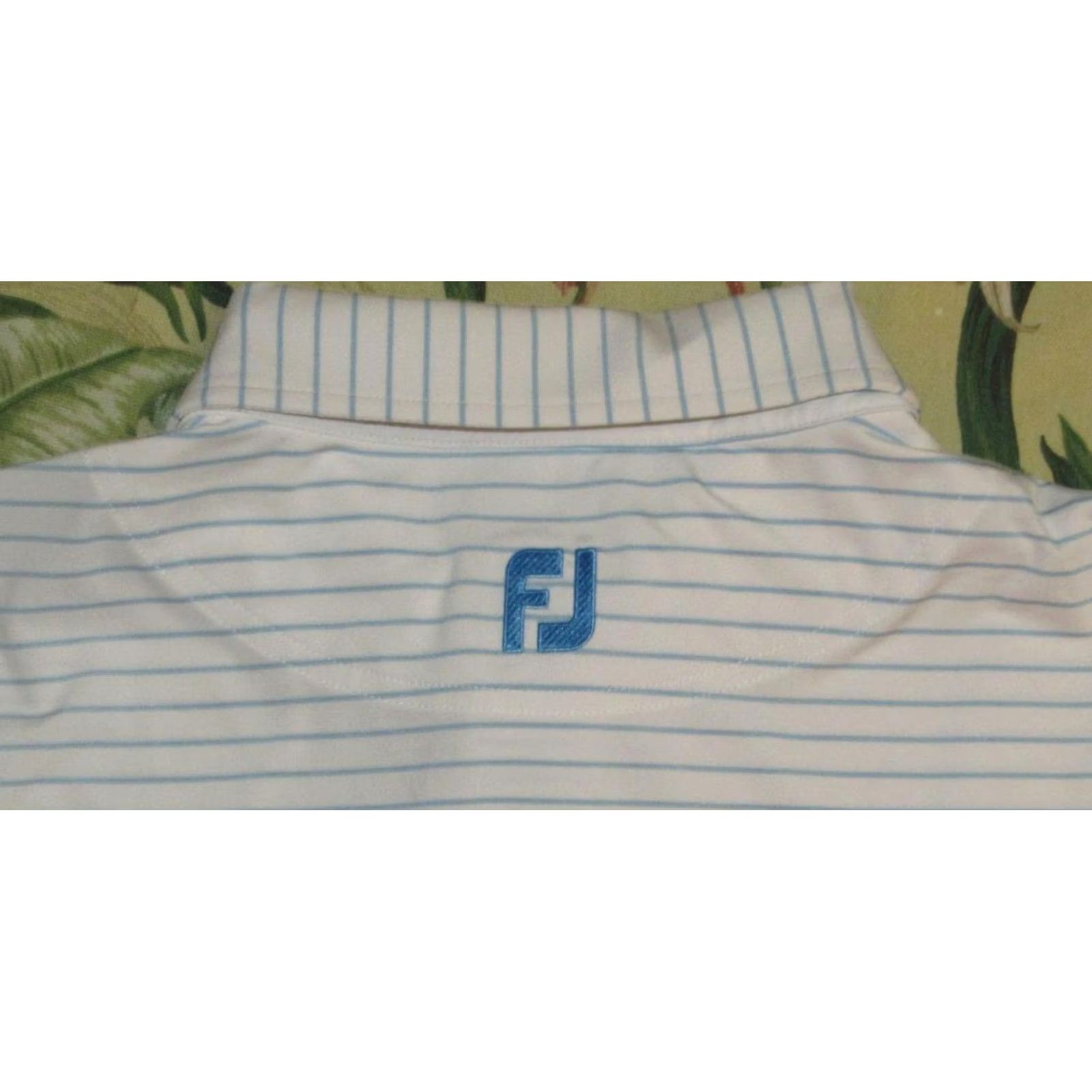 Footjoy FOOTJOY Polo Shirt White Short Sleeve Golf Athletic XXL Men Size US XXL / EU 58 / 5 - 2 Thumbnail